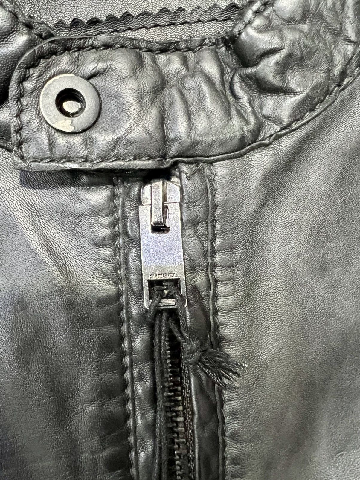 Diesel Diesel leather jacket size L Size US L / EU 52-54 / 3 - 9 Thumbnail