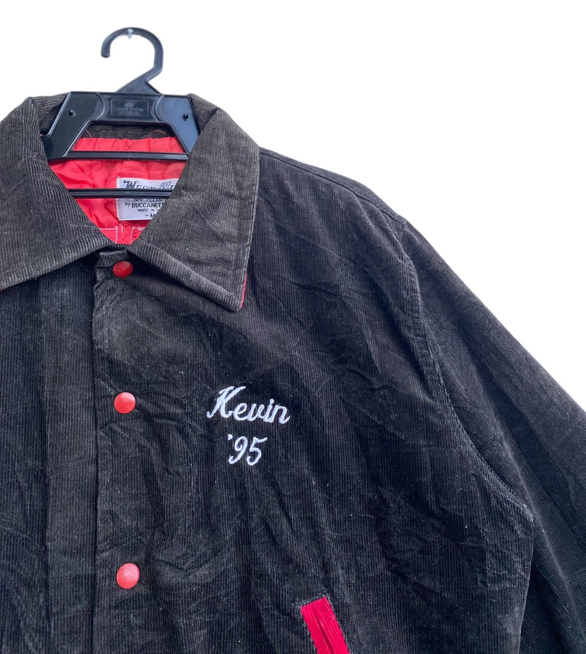 Vintage West Wind corduroy patchwork logo letterman varsity jacket Size US M / EU 48-50 / 2 - 4 Thumbnail