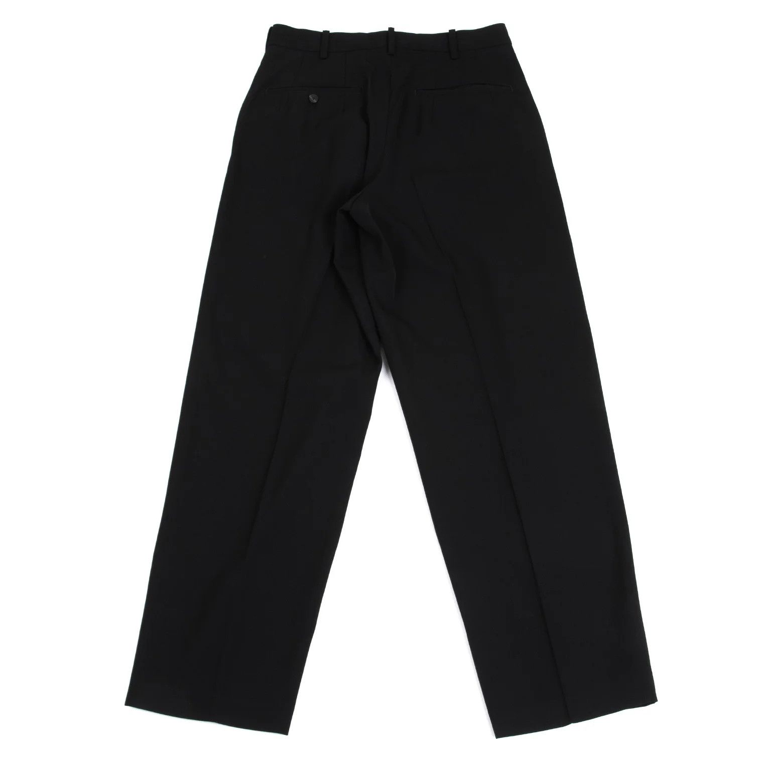 Yohji Yamamoto Yohji Yamamoto Wool Gabardine Pants Black S Size US 38 / EU 54 - 11 Thumbnail