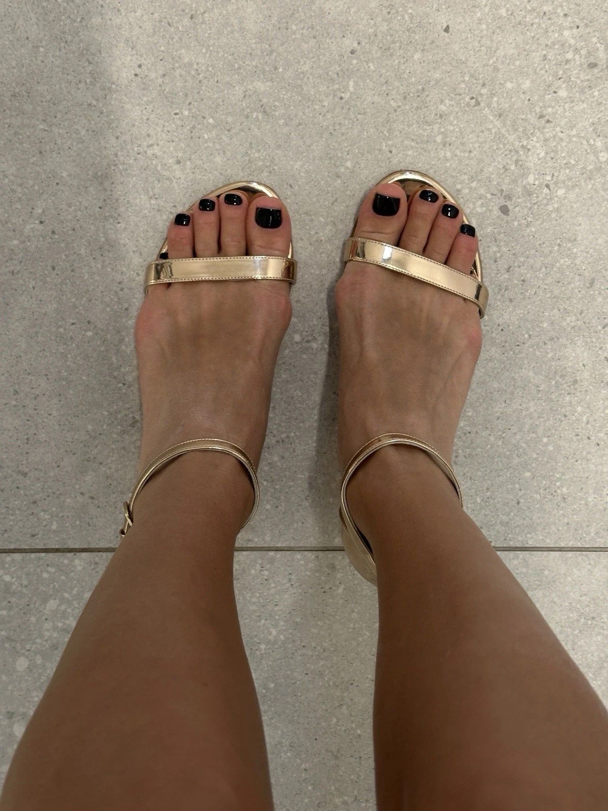 Stuart Weitzman Stuart Weitzman Shoes Womens Gold Heels Sandals Heeled Size US 7.5 / IT 37.5 - 6 Thumbnail