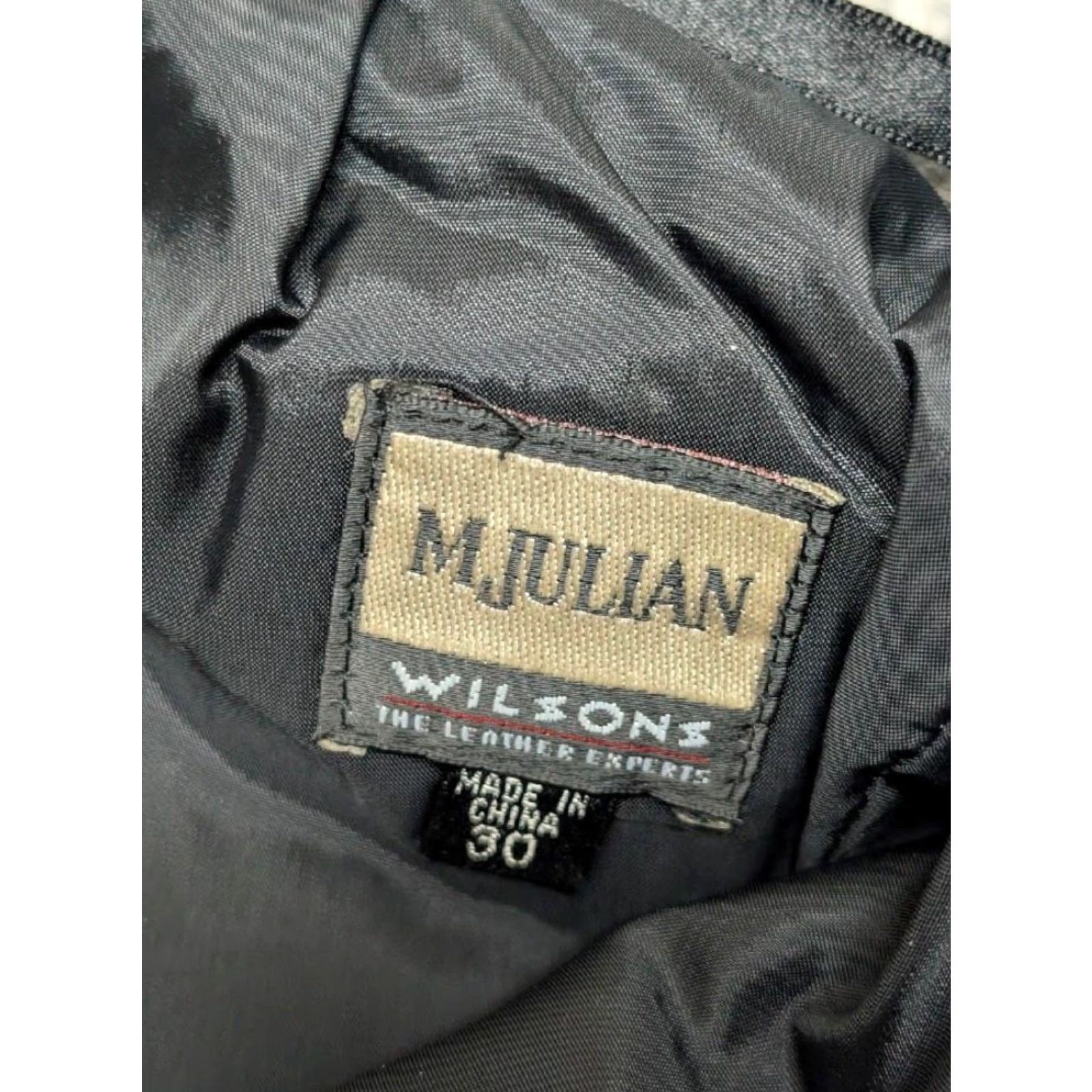 Vintage VINTAGE Wilsons Leather 30x32 Black Carpenter Pants Men XS? Size US 30 / EU 46 - 7 Thumbnail