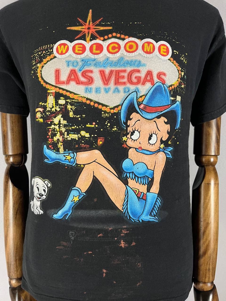 Vintage Betty Boop Las Vegas Tee T Shirt Vintage 1990s Size US M / EU 48-50 / 2 - 1 Thumbnail