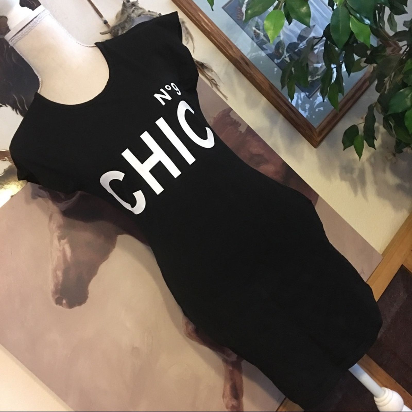 Other Gagaopt No 9 Chic black stretch shirt dress M Size M / US 6-8 / IT 42-44 - 2 Thumbnail