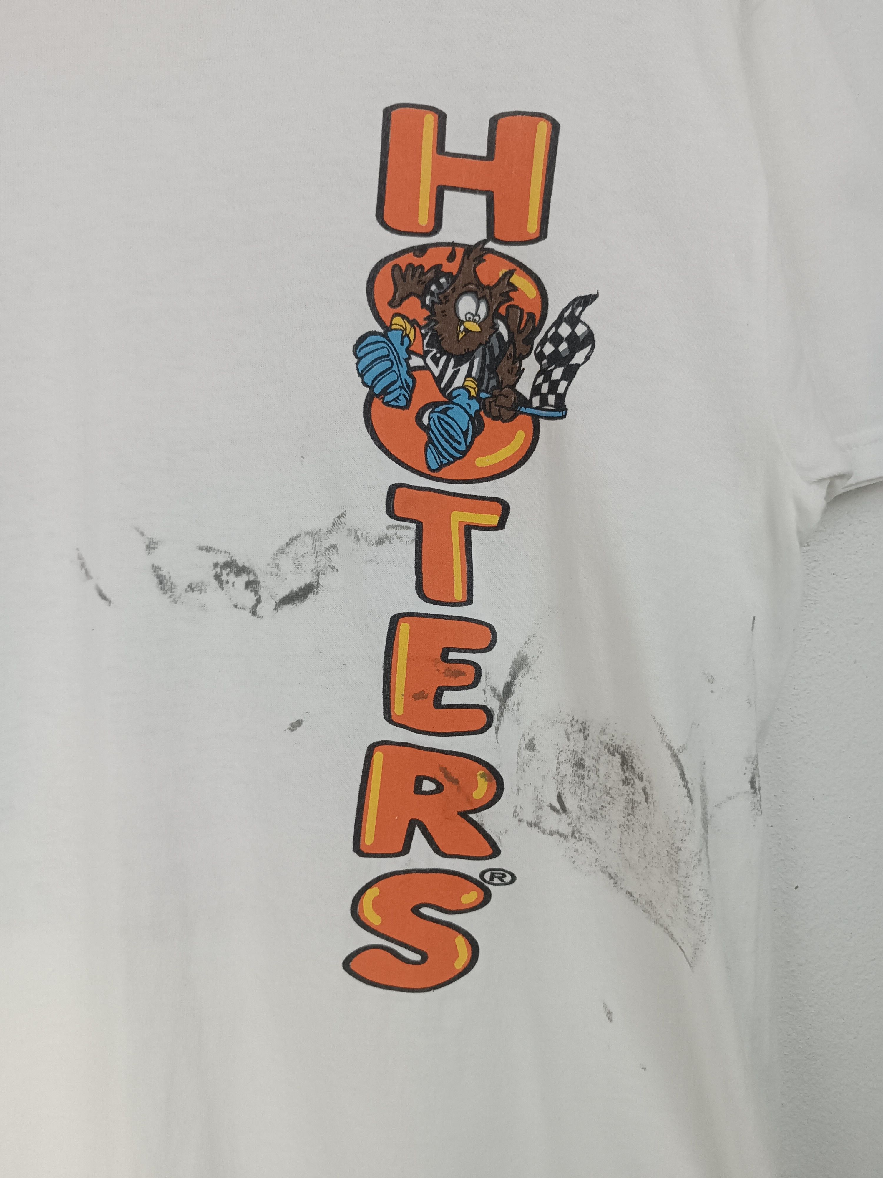 NASCAR VINTAGE '13 STAINED HOOTERS PIT CREW NASCAR RACING TEE Size US M / EU 48-50 / 2 - 8 Thumbnail