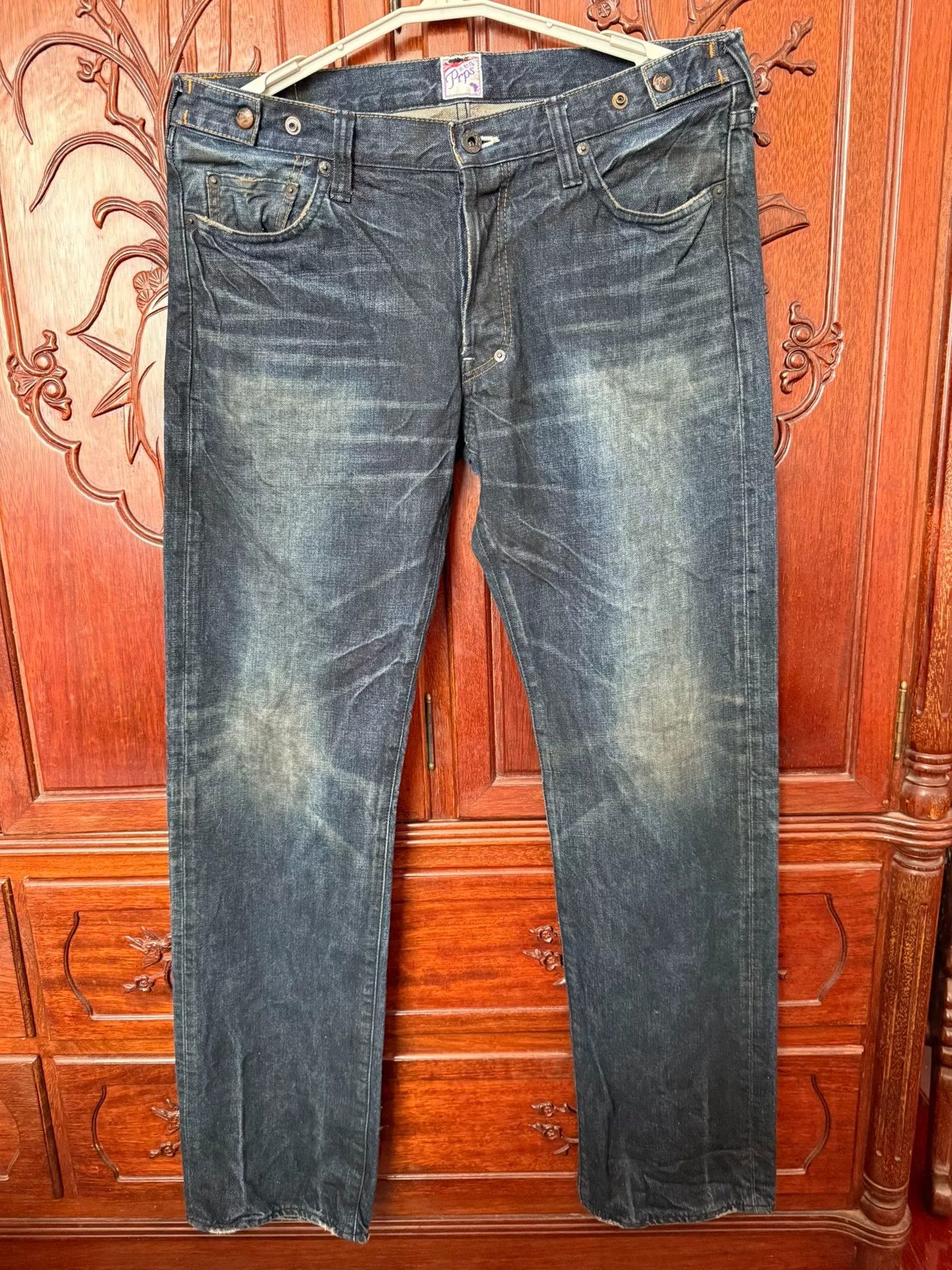 Prps PRPS W34 Men's Straight Dirty Wash Jeans Size US 34 / EU 50 - 1 Thumbnail