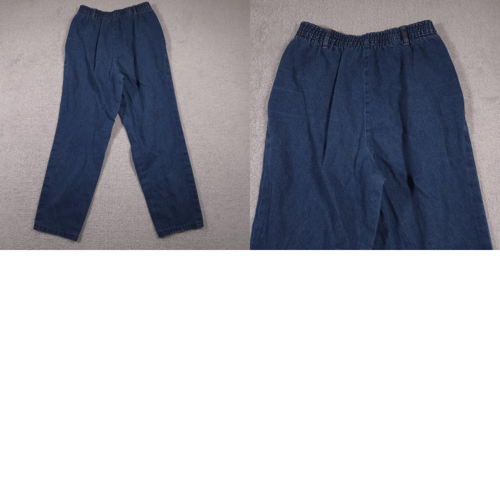 Oleg Cassini VINTAGE Oleg Cassini Jeans Womens 12 High Waist Pleated Tapered Mom Elastic Waist 90s Jeans Womens 12 Blue Medium Wash Denim 90s Womens Jeans Size 34" / US 12 / IT 48 - 10 Thumbnail