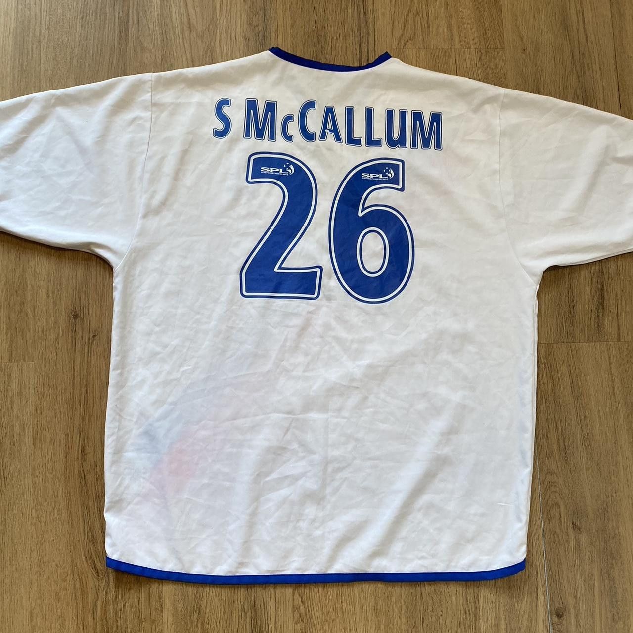2004-05 *26 S McCallum Coach Glasgow Rangers Diadora