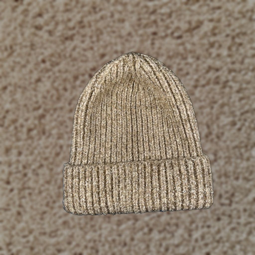 Old Navy Old Navy Beanie Hat Women One Size Beige Knit Beanie Winter Outdoor Ski Beanie Womens Size ONE SIZE - 1 Thumbnail