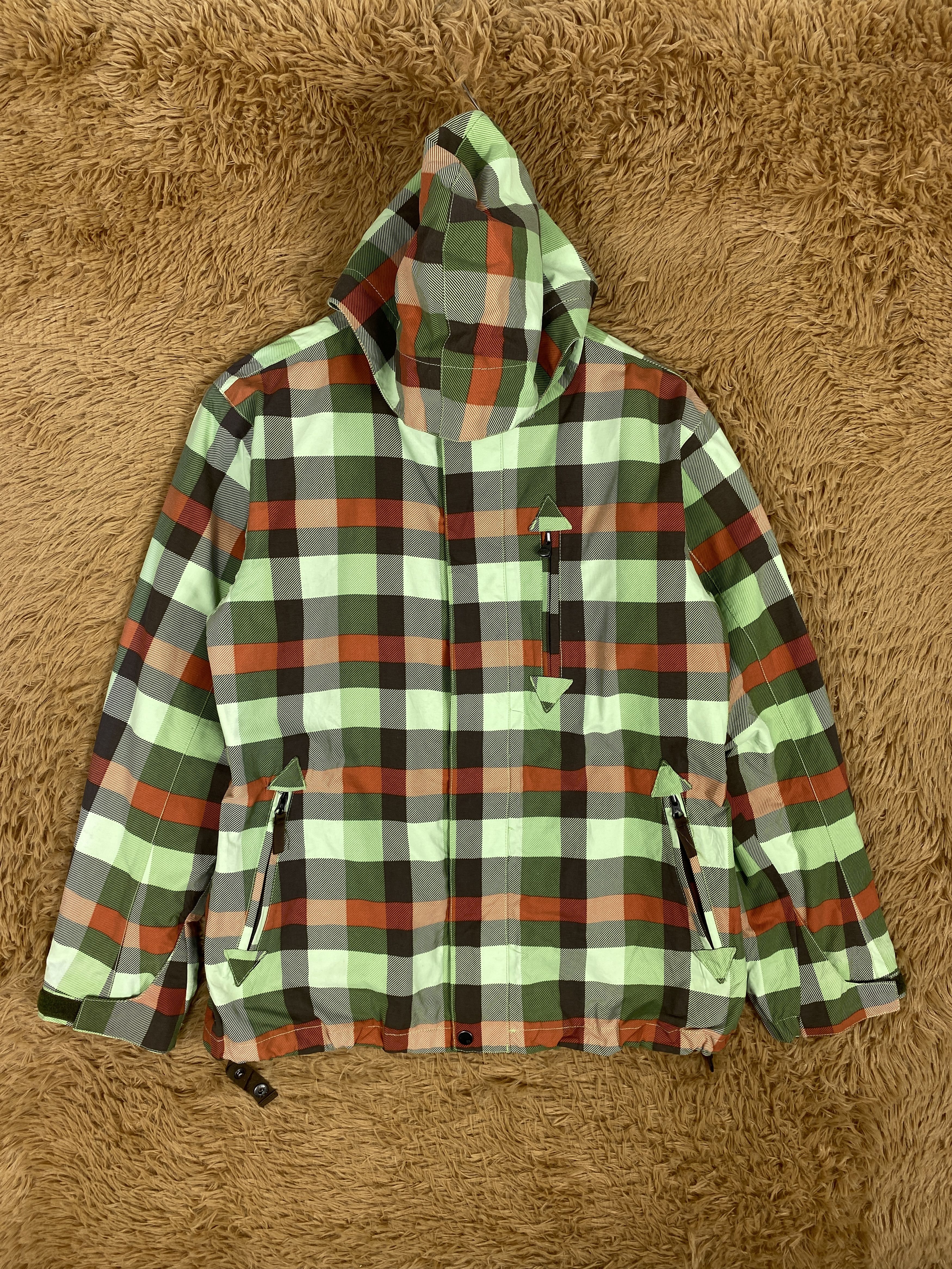 Burton Vintage Burton Checked Hoodie Jacket J2394 Size US S / EU 44-46 / 1 - 1 Thumbnail