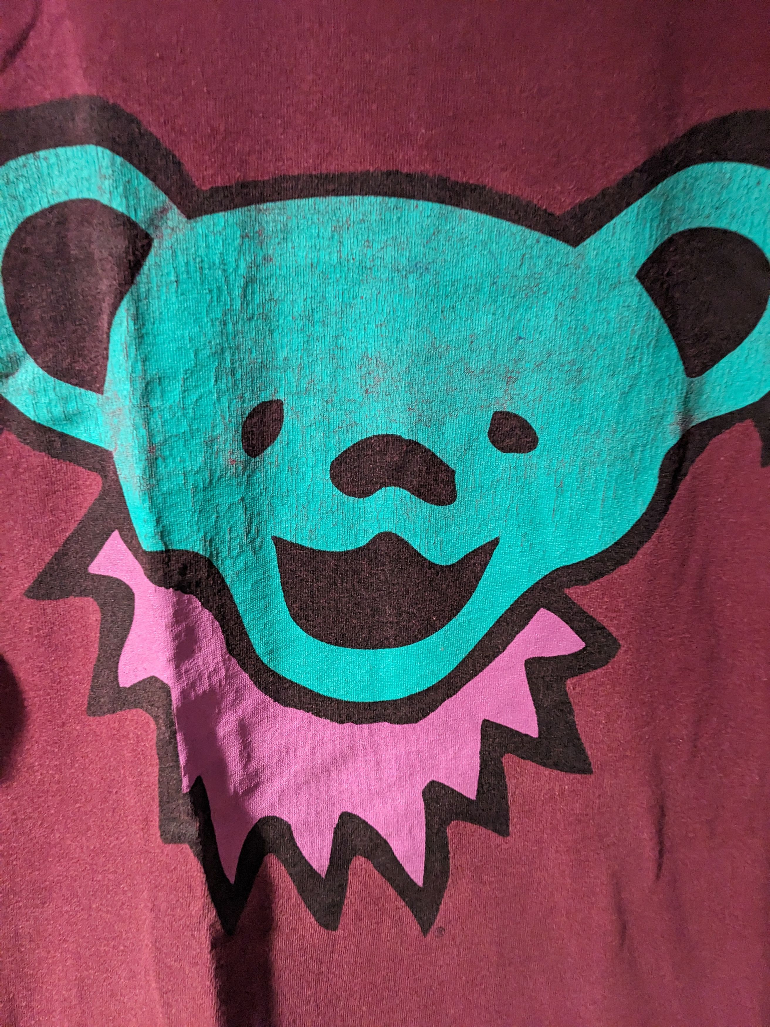 Grateful Dead × Vintage Vintage 90s Grateful Dead Dancing Bear Band Tour T-Shirt Size US L / EU 52-54 / 3 - 2 Thumbnail