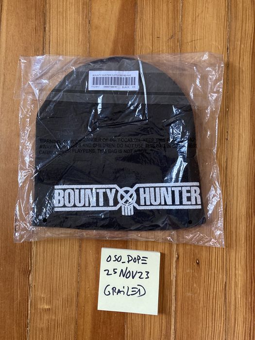 Supreme supreme x bounty hunter beanie (blk) | Grailed