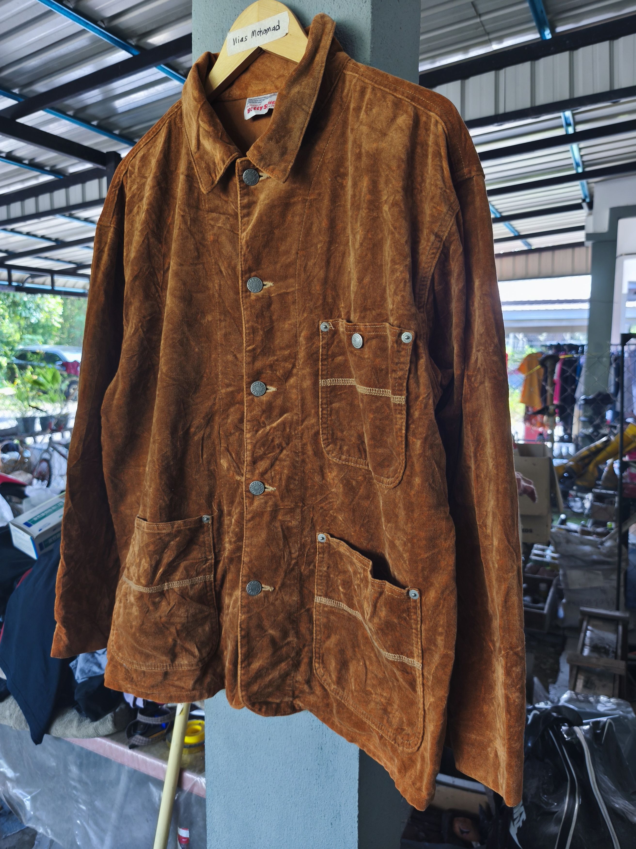 Japanese Brand Betty smith brown velvet chore jacket Size US M / EU 48-50 / 2 - 4 Thumbnail
