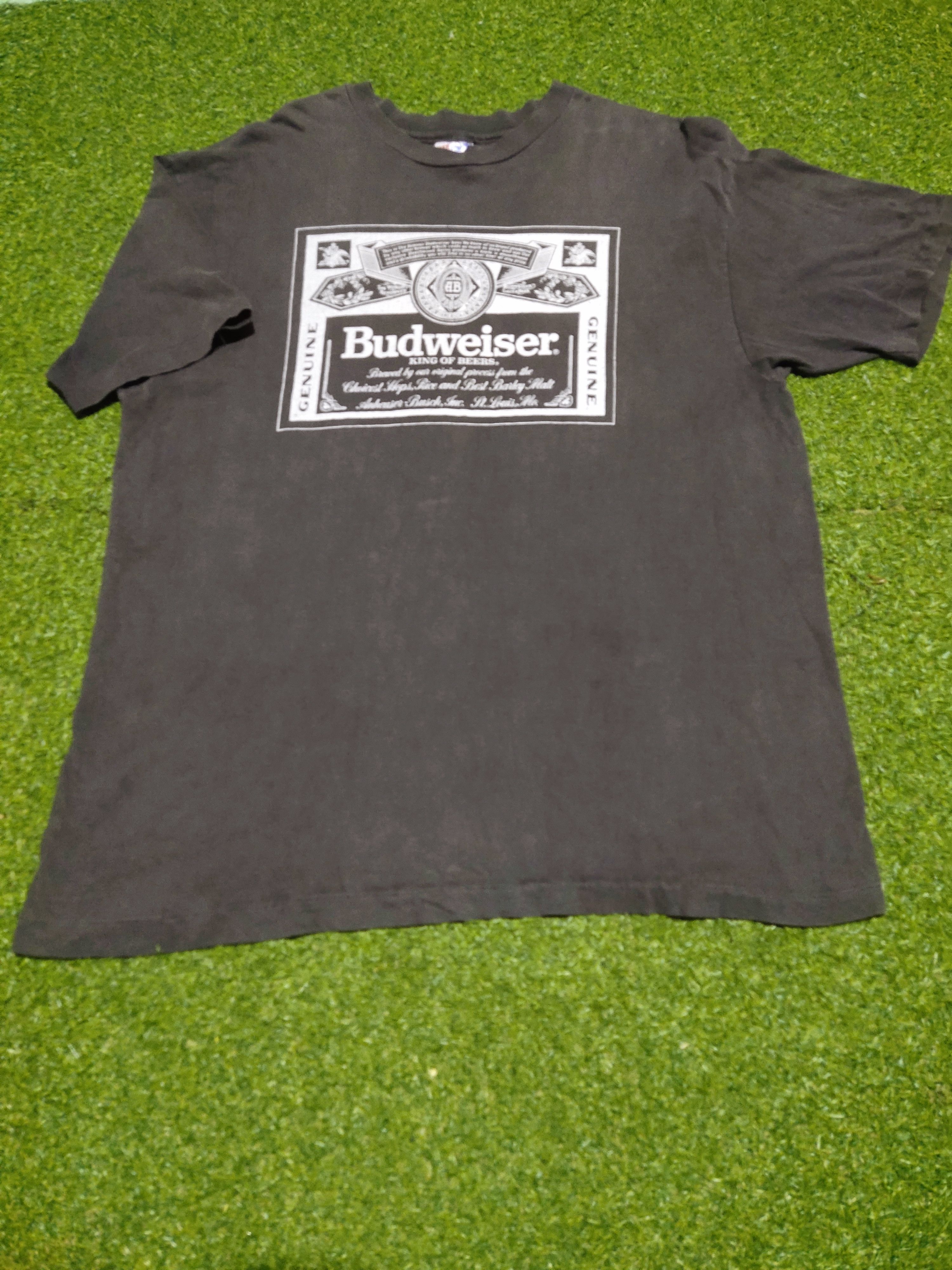 Budweiser × Hanes × Vintage VINTAGE 90' FADED BUDWEISER BEER
