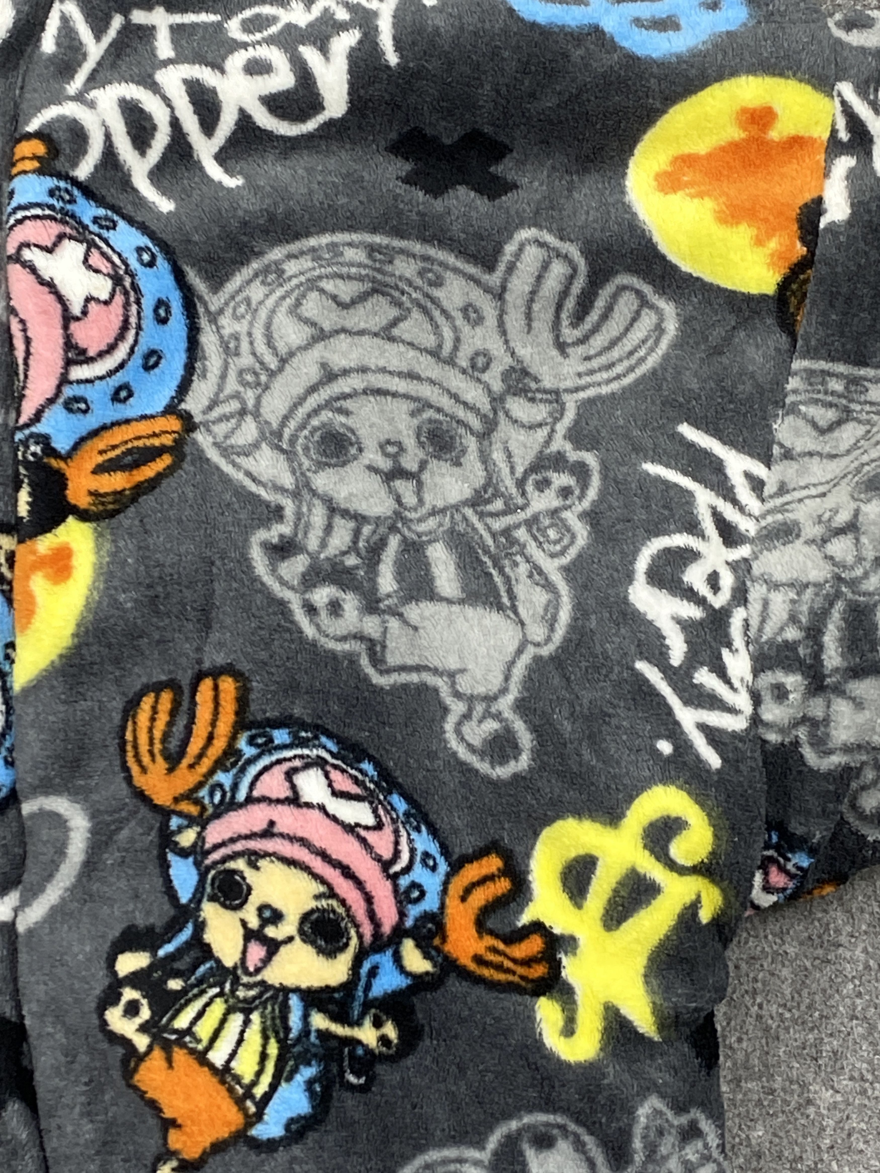 Japanese Brand Vintage One Piece Tony Tony Chopper Fleece Kimono MJ0078Z Size US M / EU 48-50 / 2 - 9 Thumbnail
