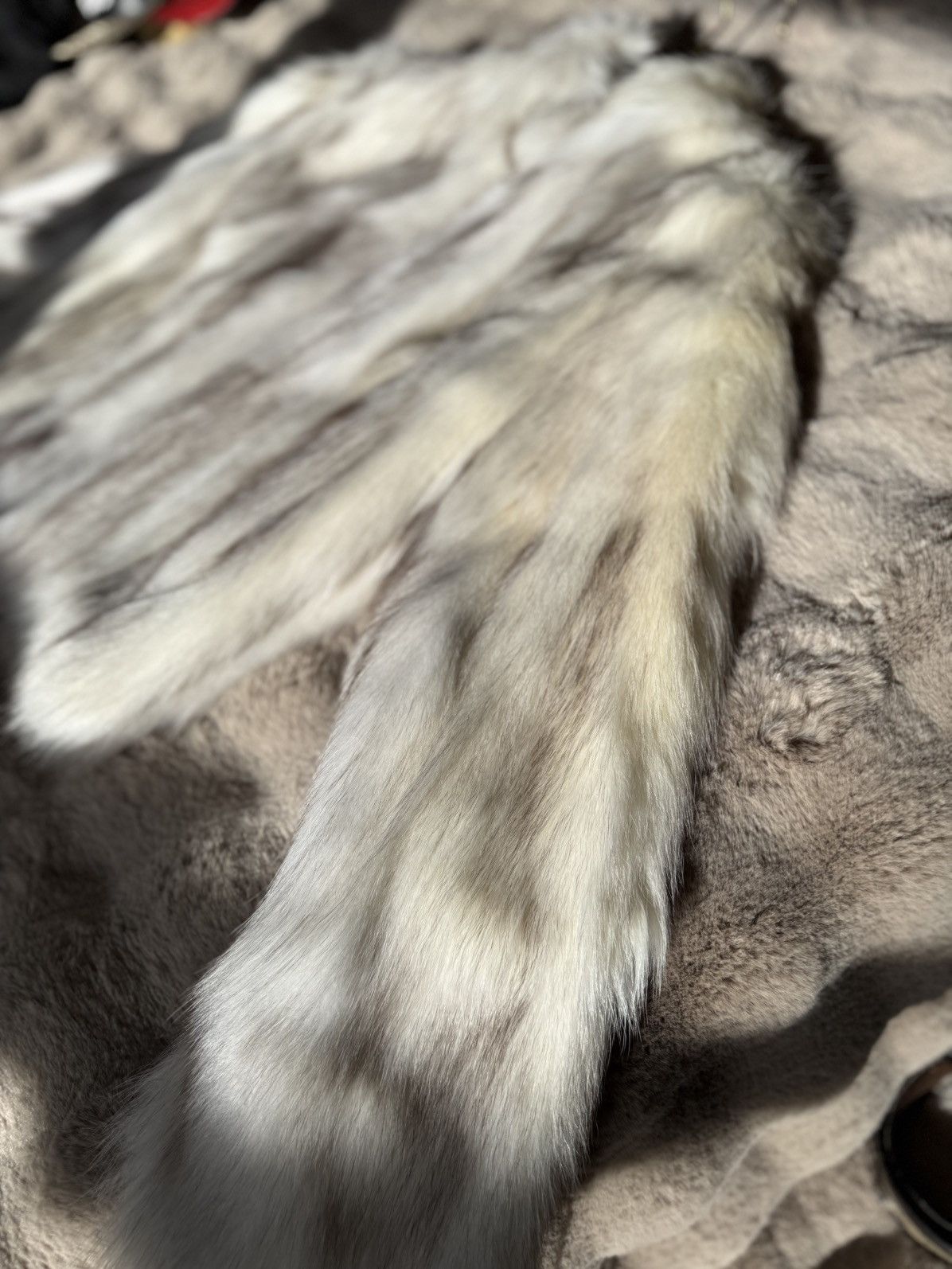 Other Natural Fox Fur Coat & Matching Headband Size XL / US 12-14 / IT 48-50 - 2 Thumbnail