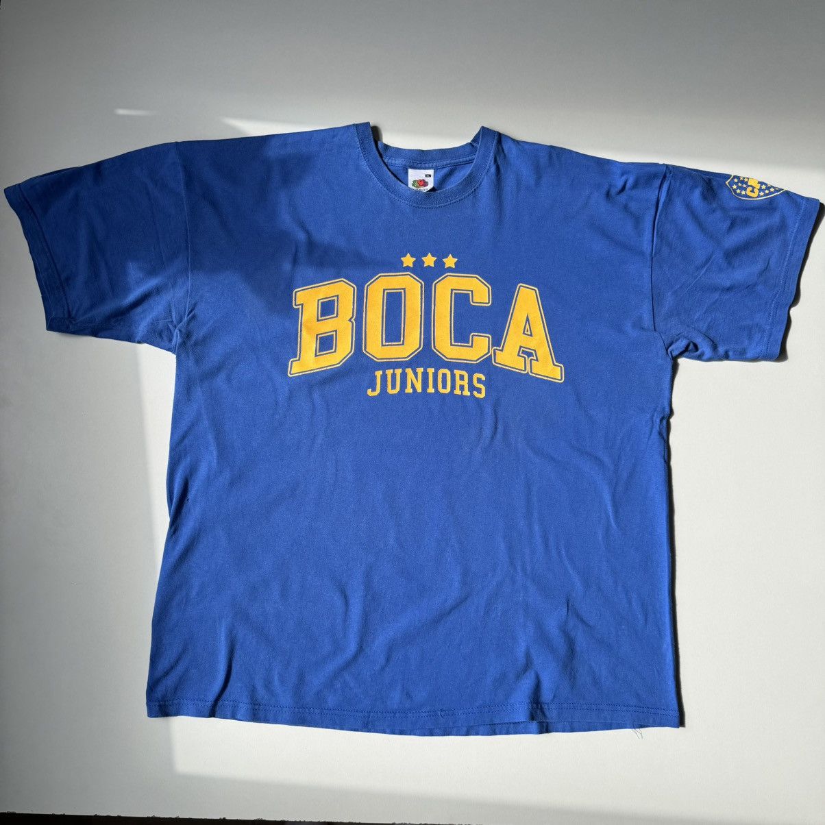 Vintage Vintage BOCA Juniors Fan Shirt y2k blokecore maradona CABJ Size US XL / EU 56 / 4 - 1 Thumbnail