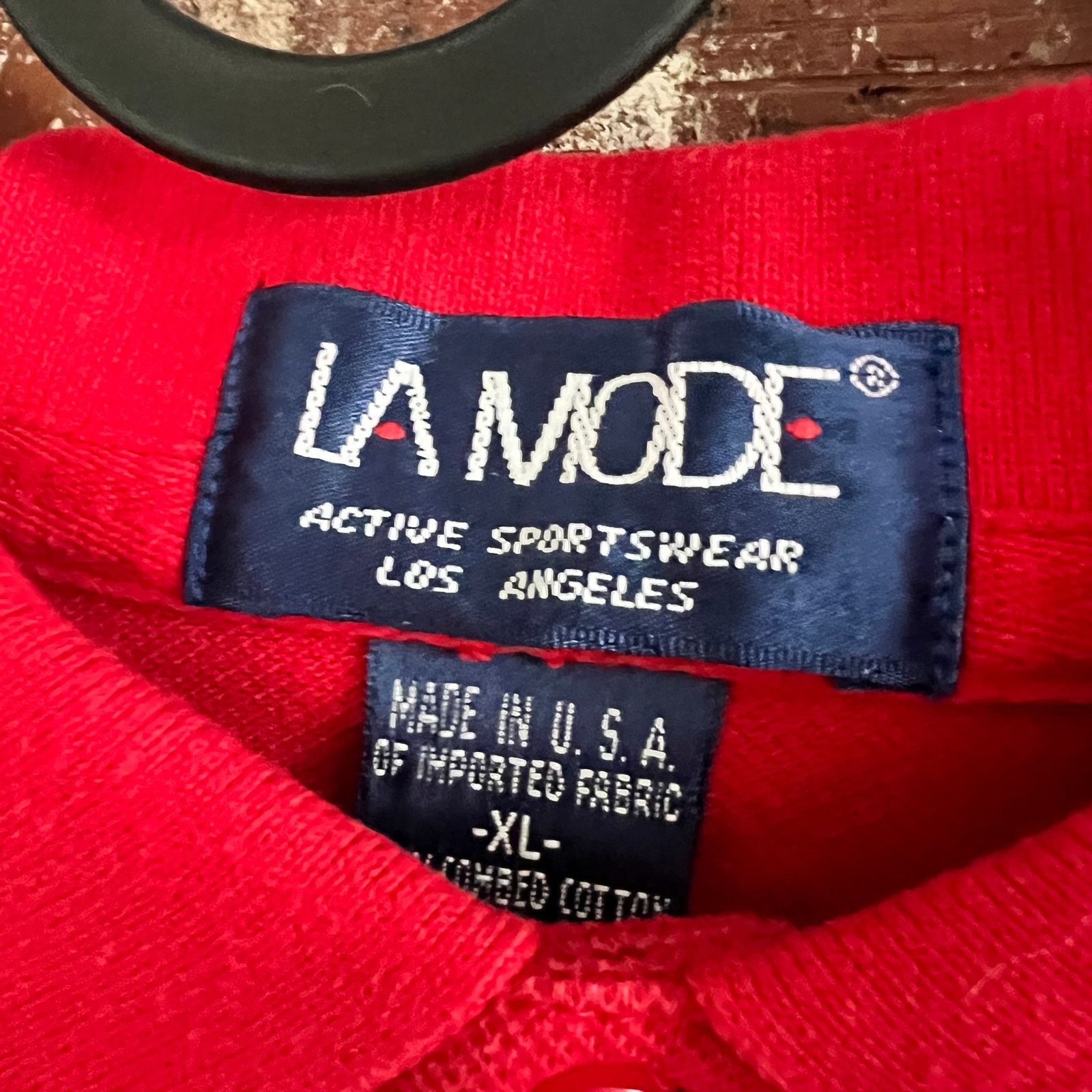 Vintage VTG La Mode USA Wolfsboro Bocce Mens Polo Shirt XL 23x33 Size US XL / EU 56 / 4 - 3 Thumbnail