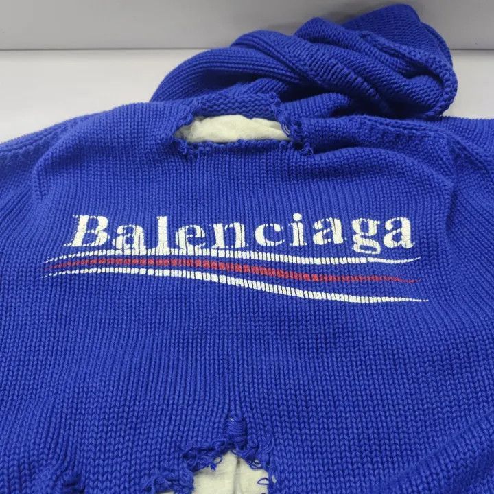 Balenciaga Balenciaga Balenciaga Classic Logo Hooded Sweater -2507 Size US S / EU 44-46 / 1 - 3 Thumbnail