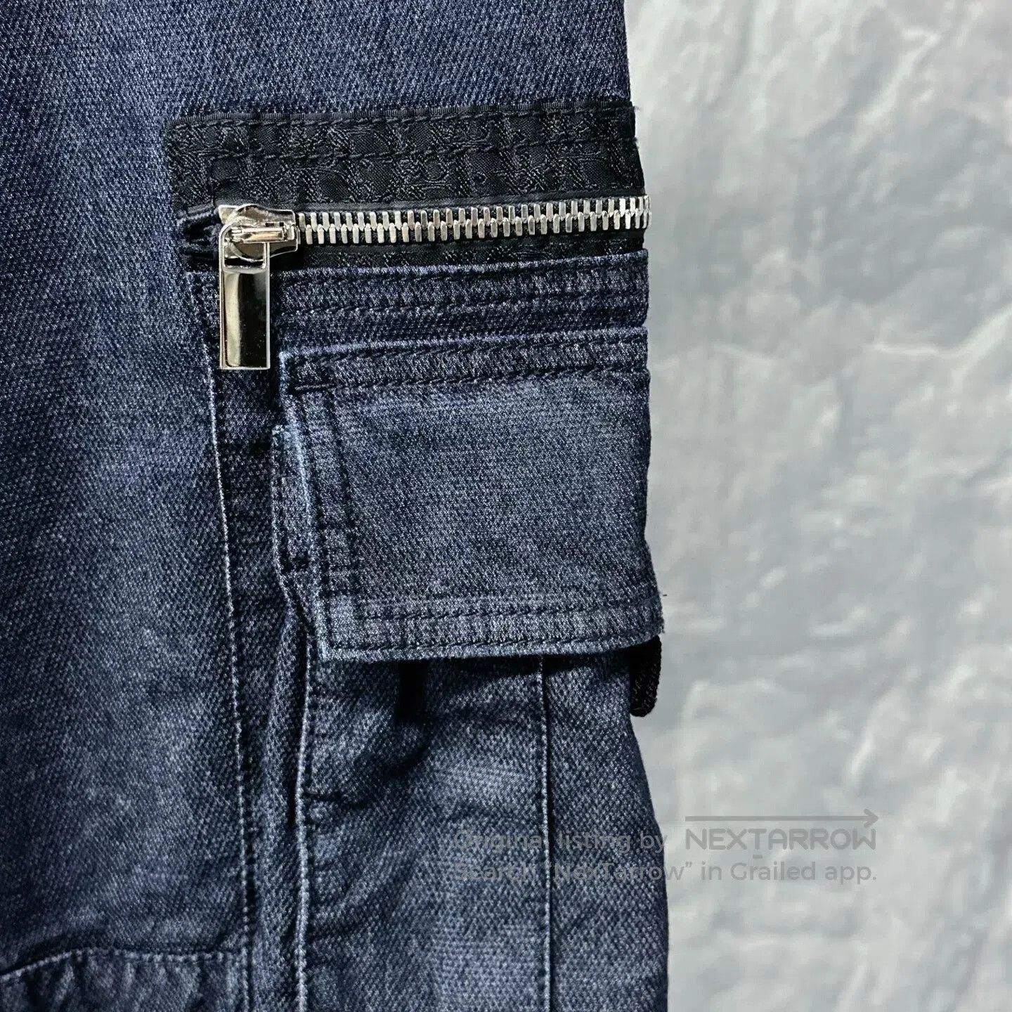 Dior dior zip pocket denim cargo pants. Size US 42 / EU 58 - 3 Thumbnail