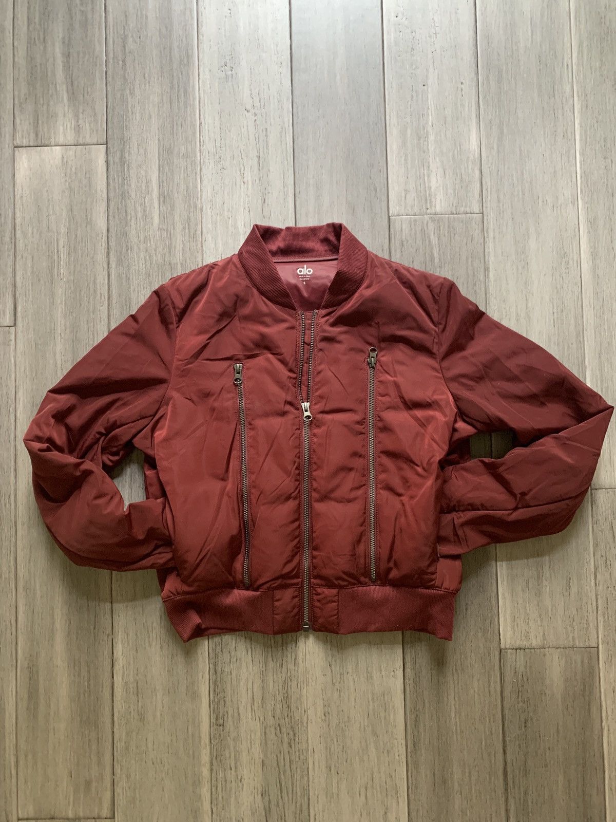 Alo Alo Jacket - Burgundy Size S / US 4 / IT 40 - 3 Thumbnail