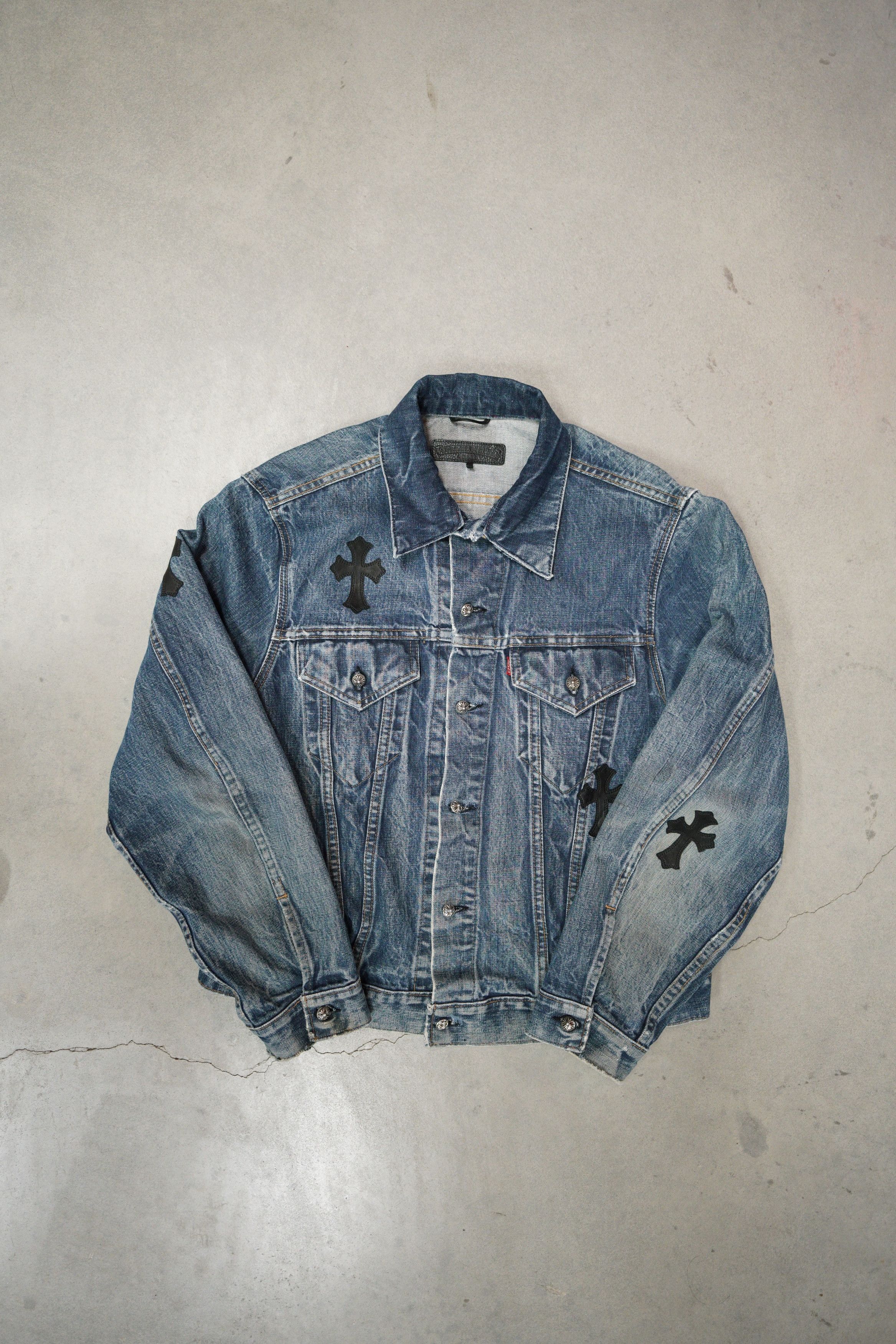 Jaket Jeans Chrome Hearts Jean Jacket CHROME HEARTS X MASTERMIND