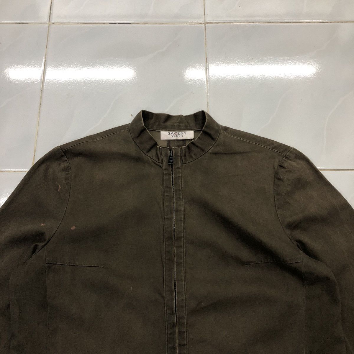 Yohji Yamamoto By Yohji Yamamoto, Y’Saccs Army Green Light Jacket Size US S / EU 44-46 / 1 - 5 Thumbnail