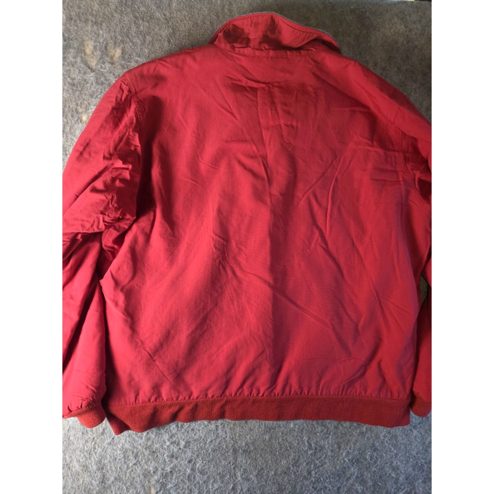 Vintage VINTAGE L.L. Bean Windbreaker Jacket Regular Men Red 90s Zip Lined Nylon Fleece Mid-Length Size US L / EU 52-54 / 3 - 5 Thumbnail