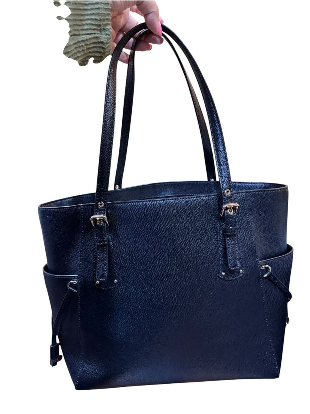 Michael Kors Michael Kors Voyager Tote Black Saffiano Leather Size ONE SIZE - 2 Thumbnail