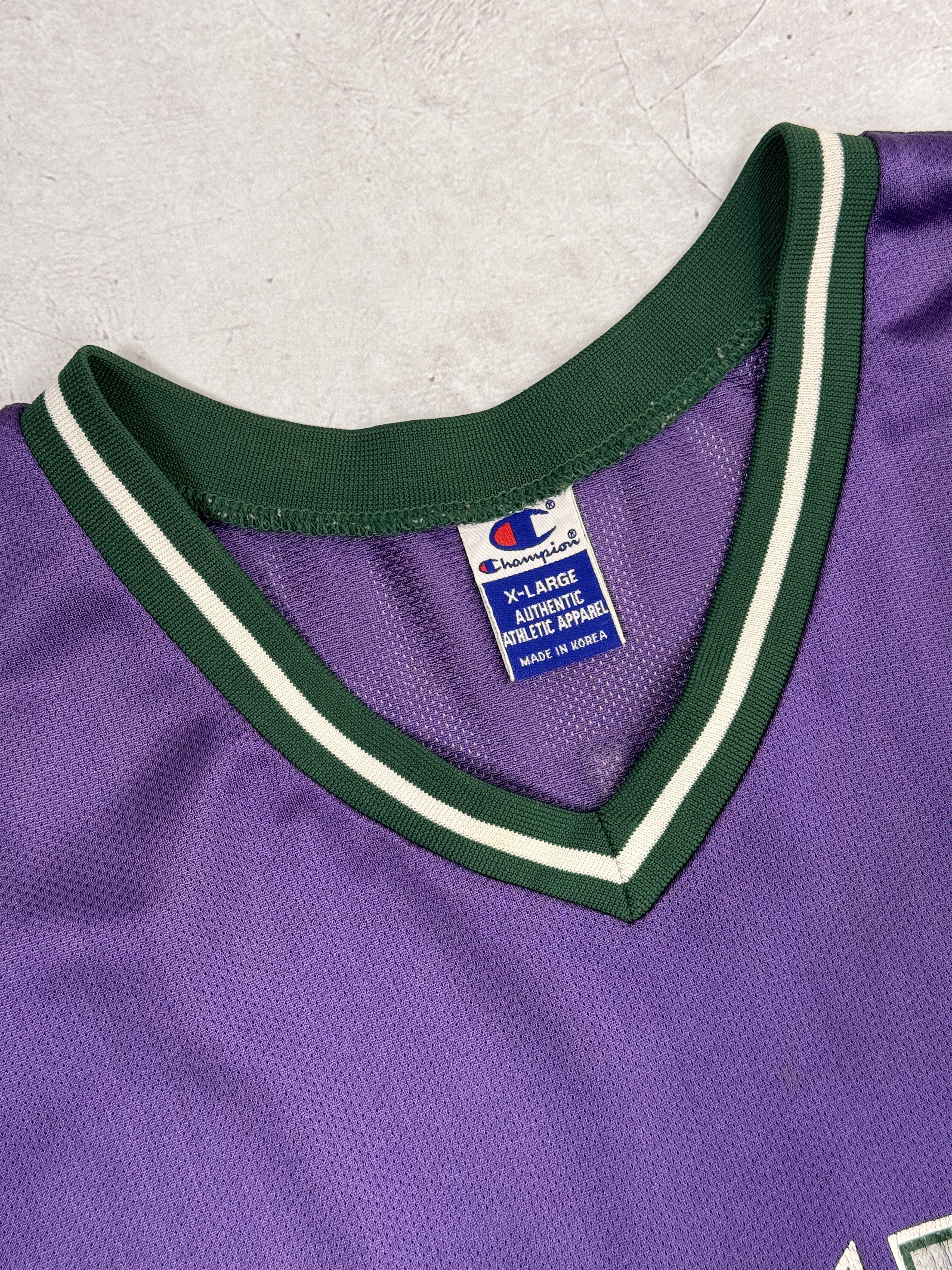 Champion Vintage Milwaukee Bucks #34 Ray Allen NBA Jersey by Champion Size US XL / EU 56 / 4 - 6 Thumbnail