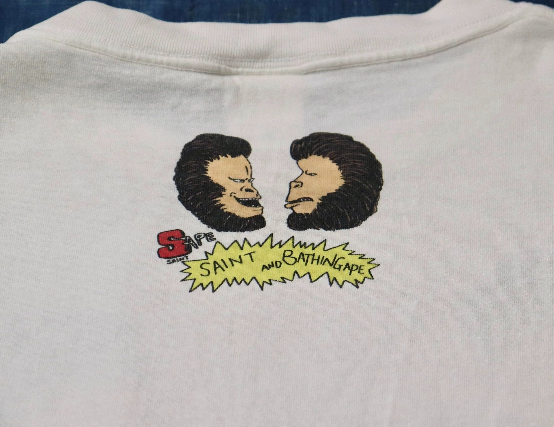 Saint Michael Saint Michael Saint Michael Joint Bape 23ss ape-man short Size US XXL / EU 58 / 5 - 6 Thumbnail