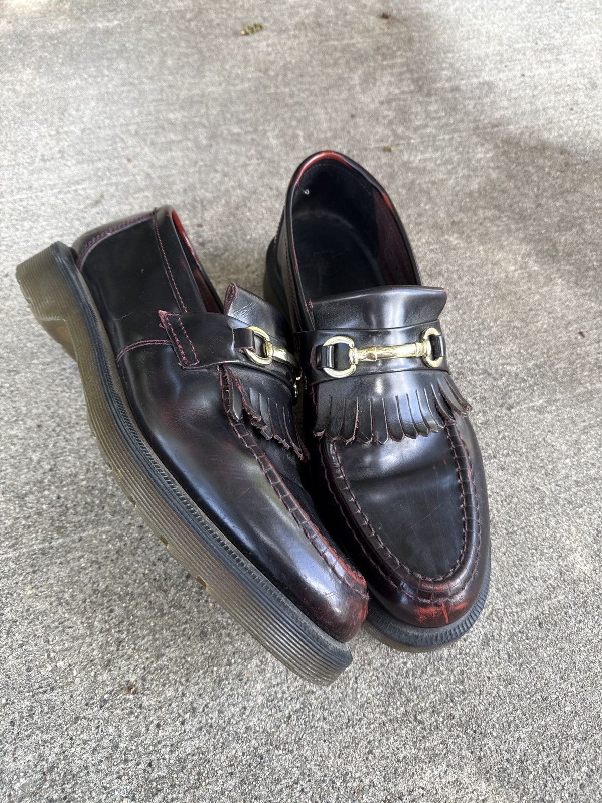 Dr. Martens dr. marten adrian snaffle smooth leather kiltie loafer Size US 11 / EU 44 - 3 Thumbnail