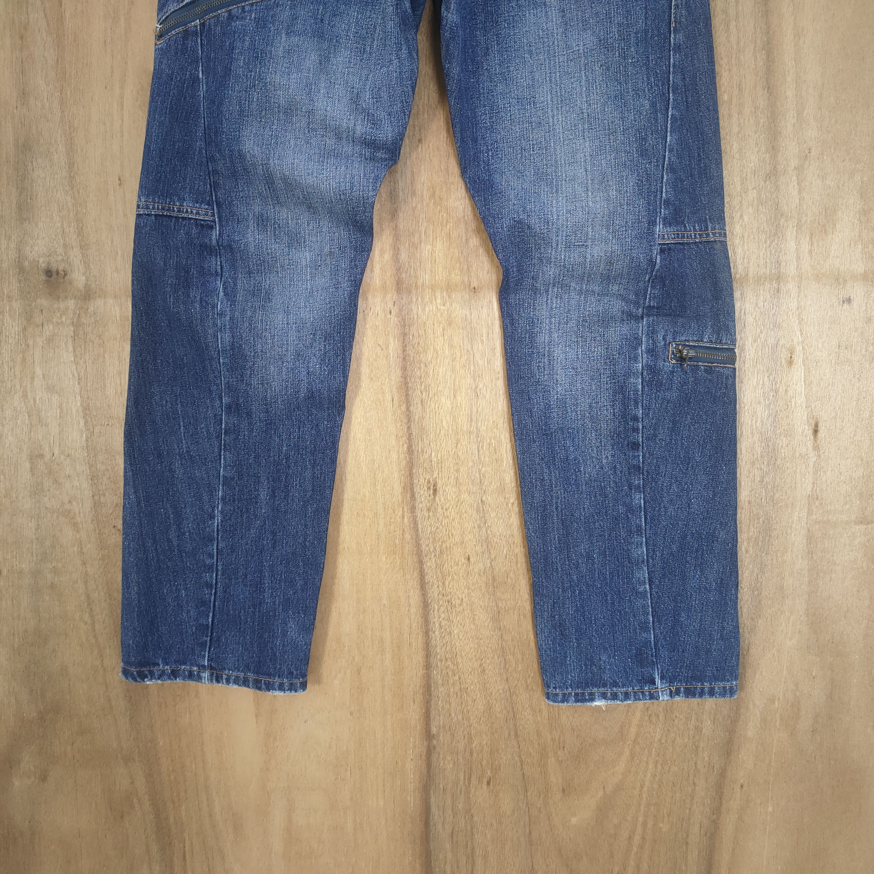 Japanese Brand VINTAGE SUGGESTIONS DOUBLE WAIST BAGGY CARGO PANTS Size US 33 - 4 Thumbnail