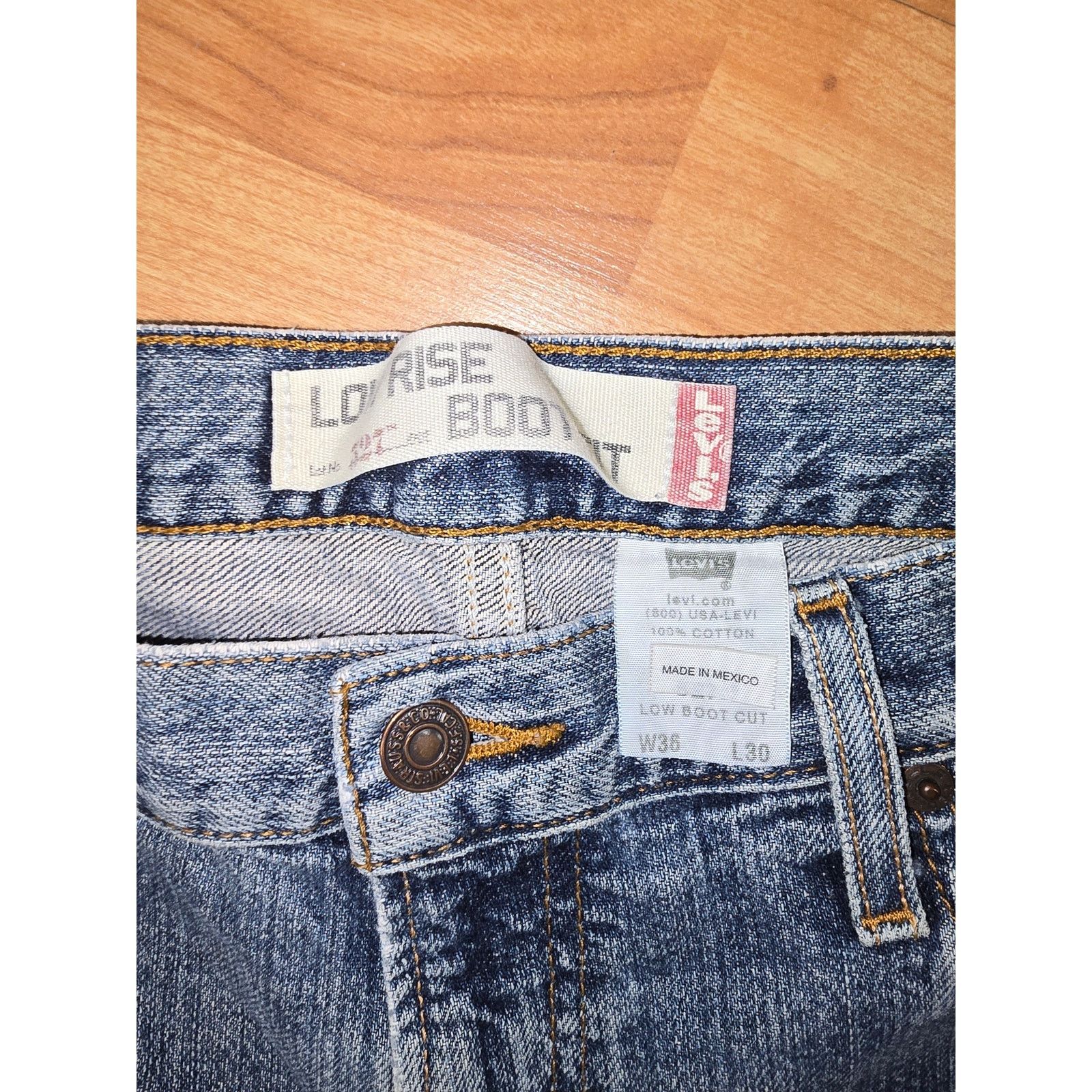 Levi's Levi's 36x30 Jean Shorts Light Wash Denim Cut Off Jorts Size US 36 / EU 52 - 4 Thumbnail
