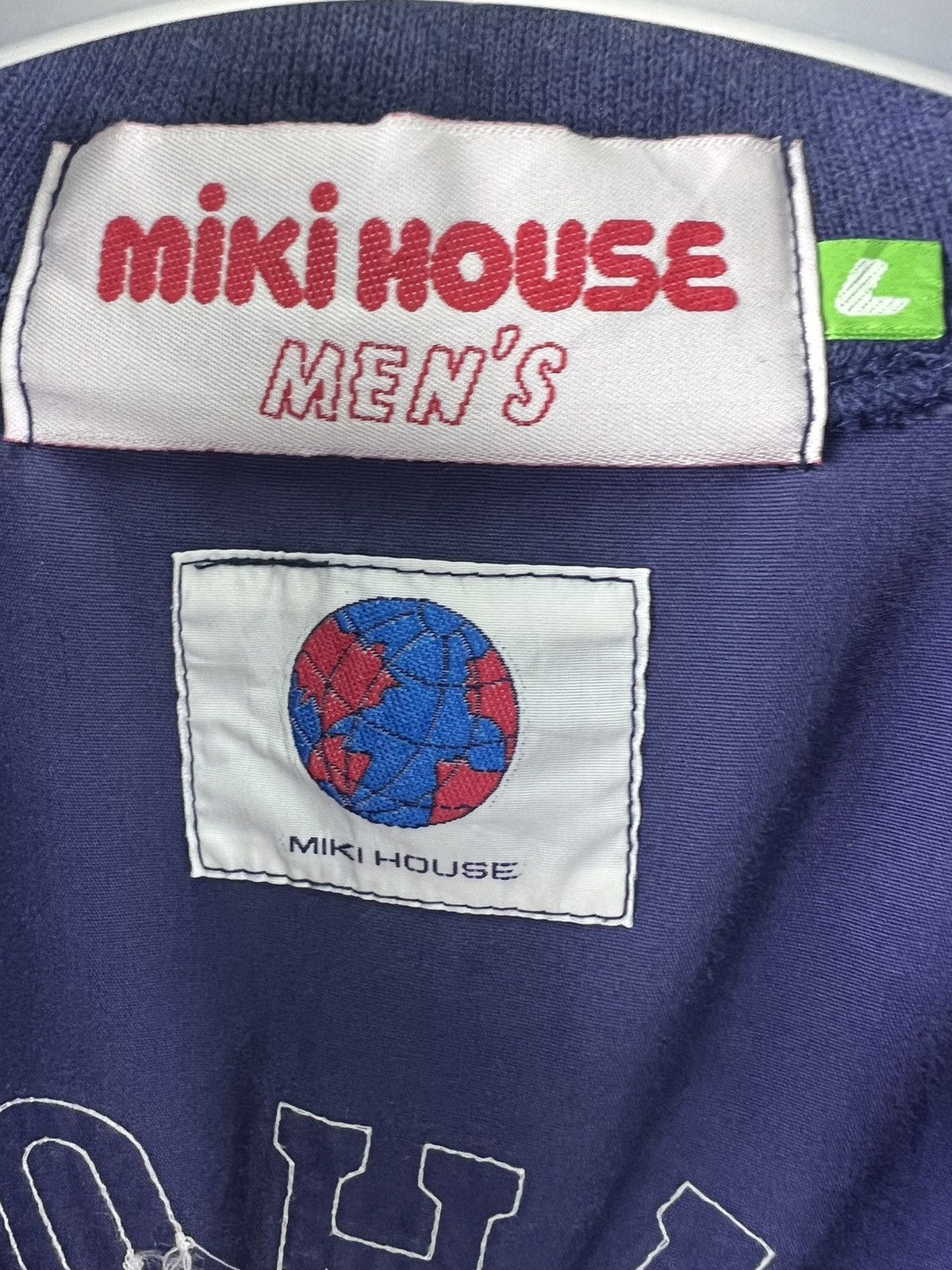 Mickey Inc 🔥 Vintage 90's Miki House Country Distressed Varsity Size US L / EU 52-54 / 3 - 12 Thumbnail