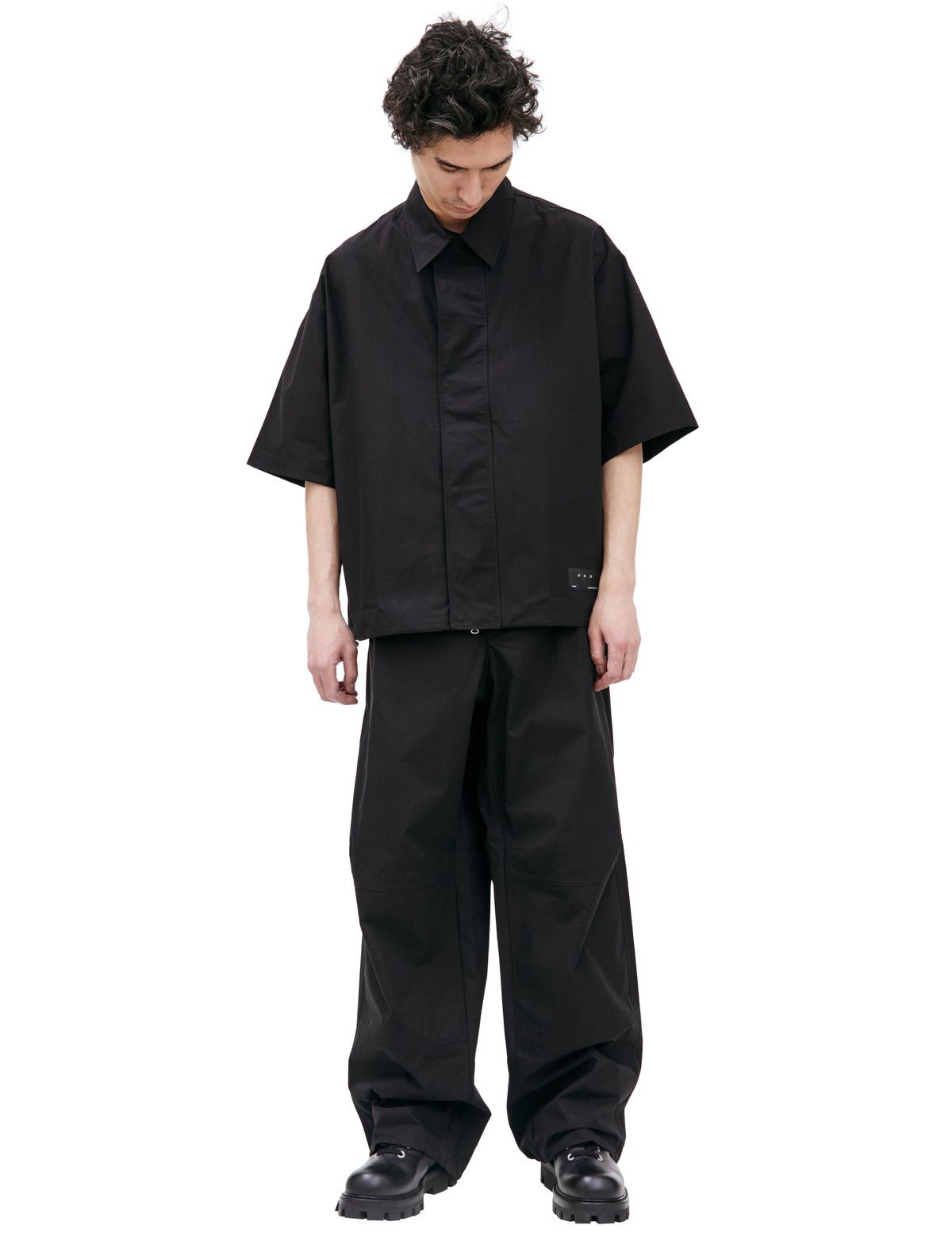 OAMC o1y0225 Solid Color Shirt in Black Size US XL / EU 56 / 4 - 1 Thumbnail