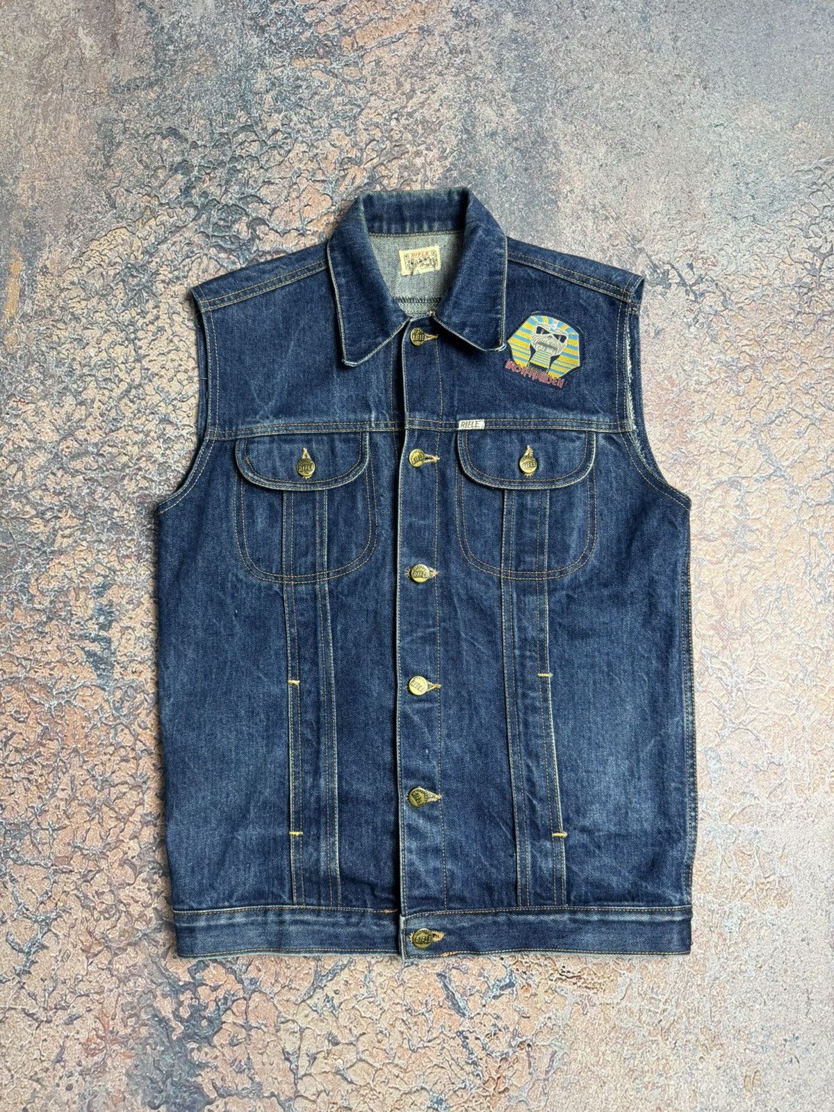 Band Tees Vintage denim vest Rock Band Iron Maiden rare size S Size US S / EU 44-46 / 1 - 1 Thumbnail
