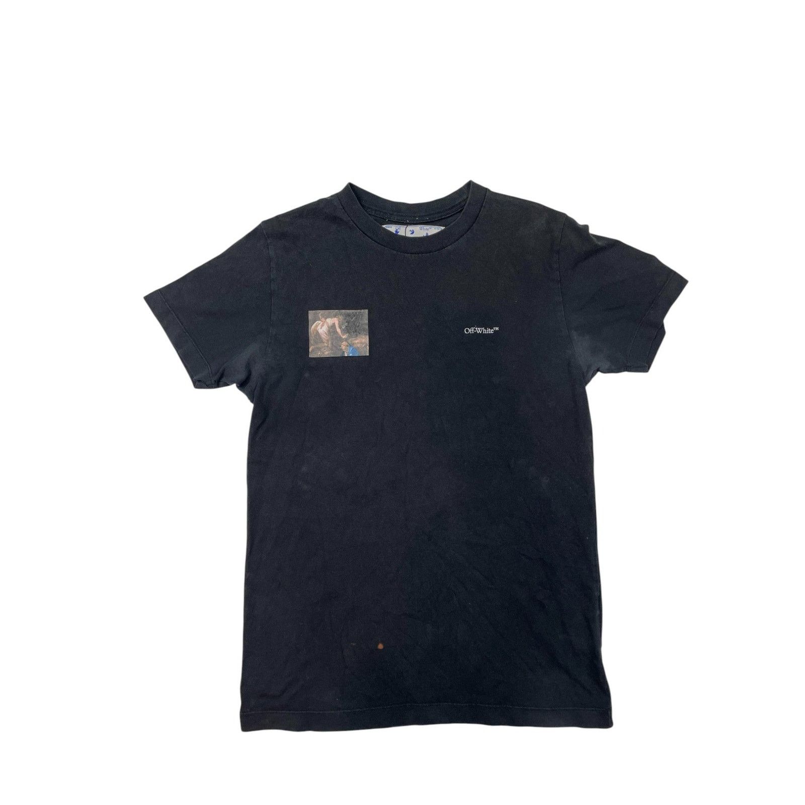 Off-White Off White Caravaggio Black Tee Size US S / EU 44-46 / 1 - 1 Thumbnail