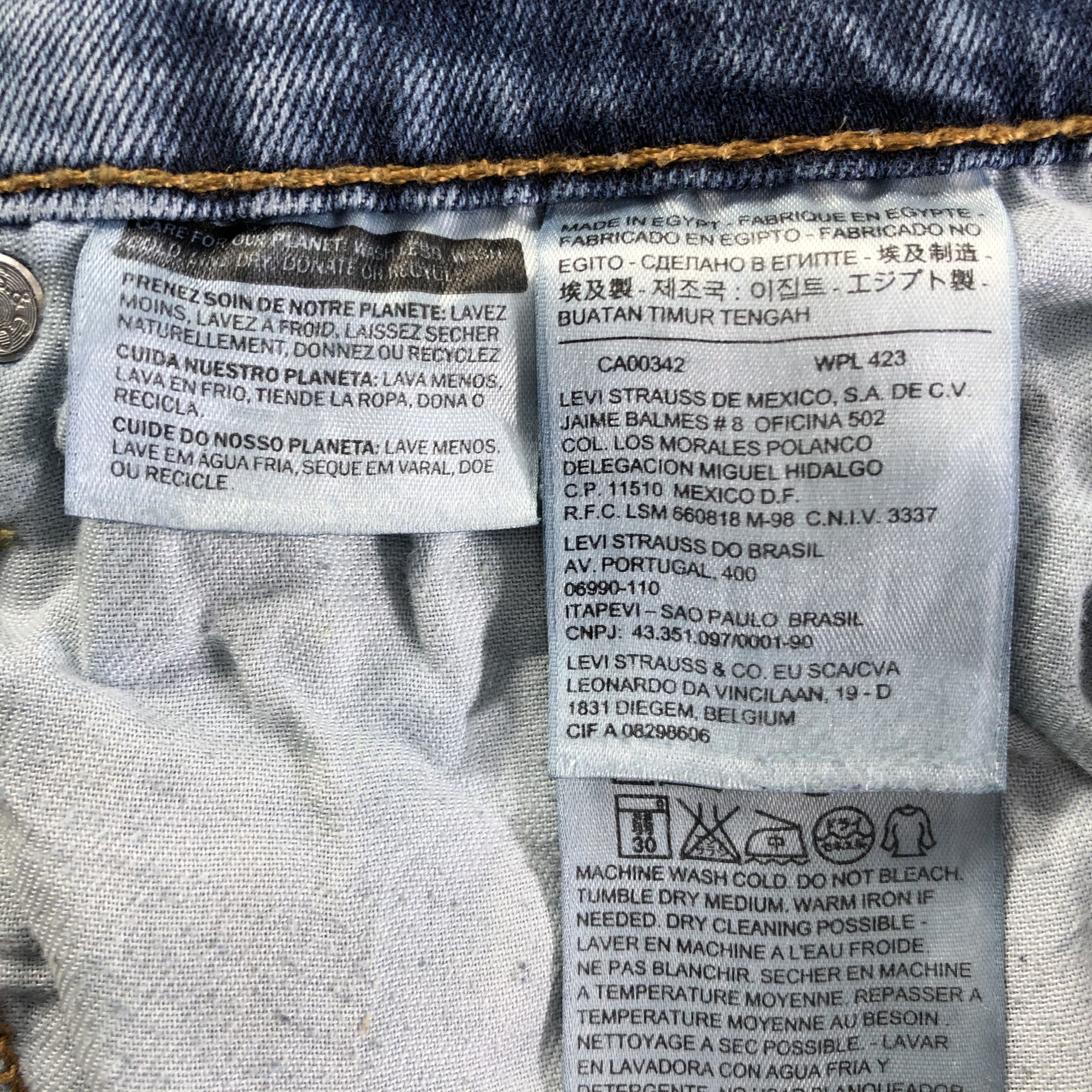 Levi's Vintage Blue Wash Levis 527 Jeans-J3462 Size 31" - 9 Thumbnail
