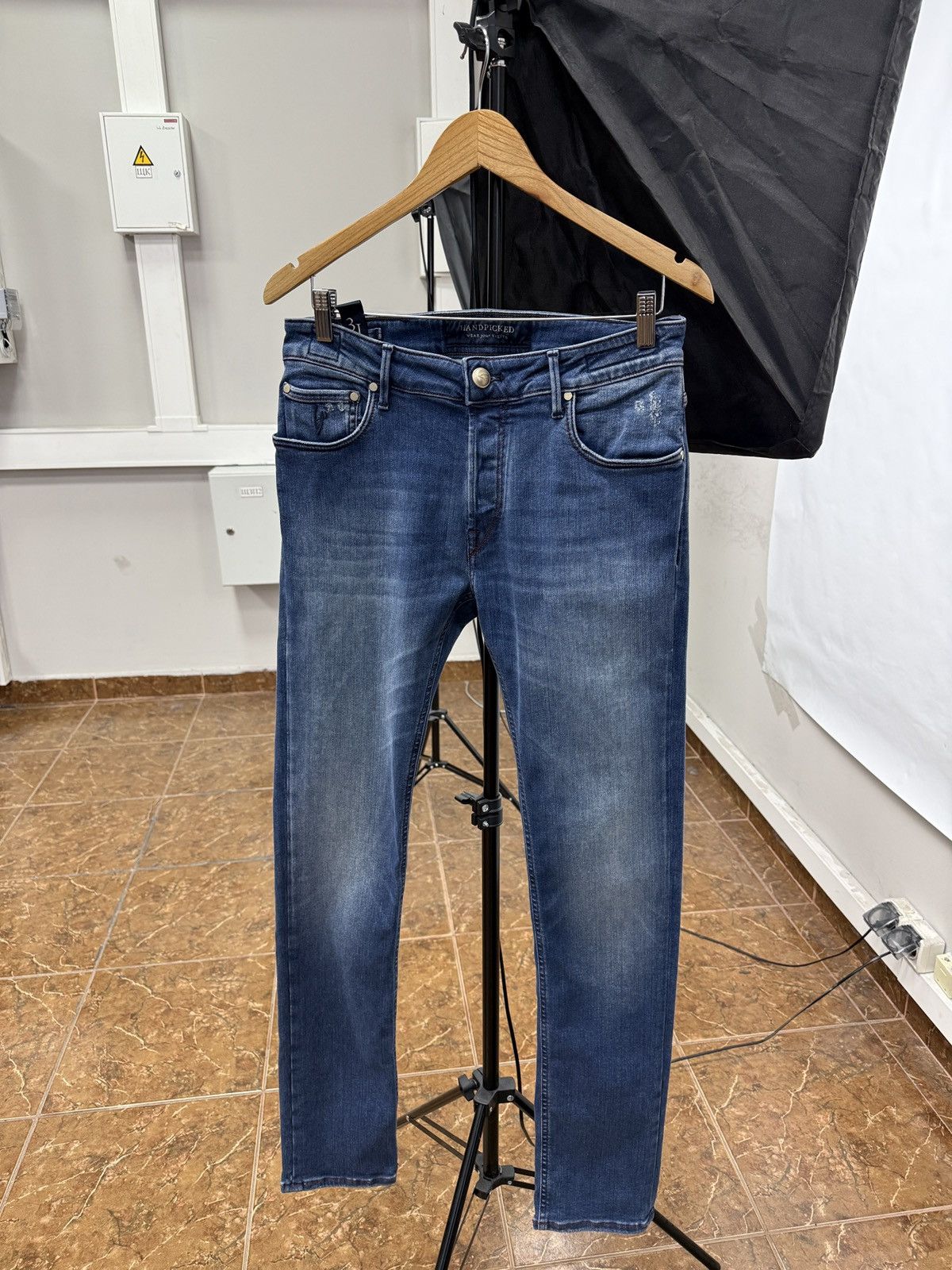Jacob Cohen 🇮🇹 Handpicked Luxury Jeans Made in Italy Slim Fit Size 31 Size US 31 - 2 Thumbnail