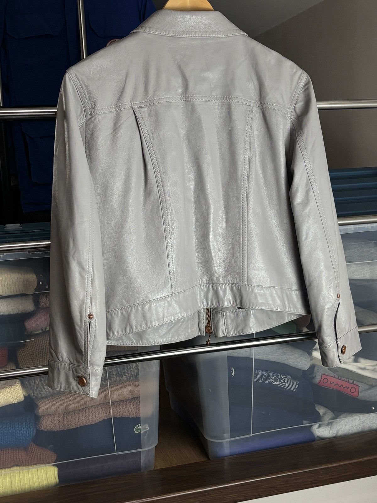 Alexander McQueen Alexander McQueen Goat Leather Jacket Size XL / US 12-14 / IT 48-50 - 4 Thumbnail