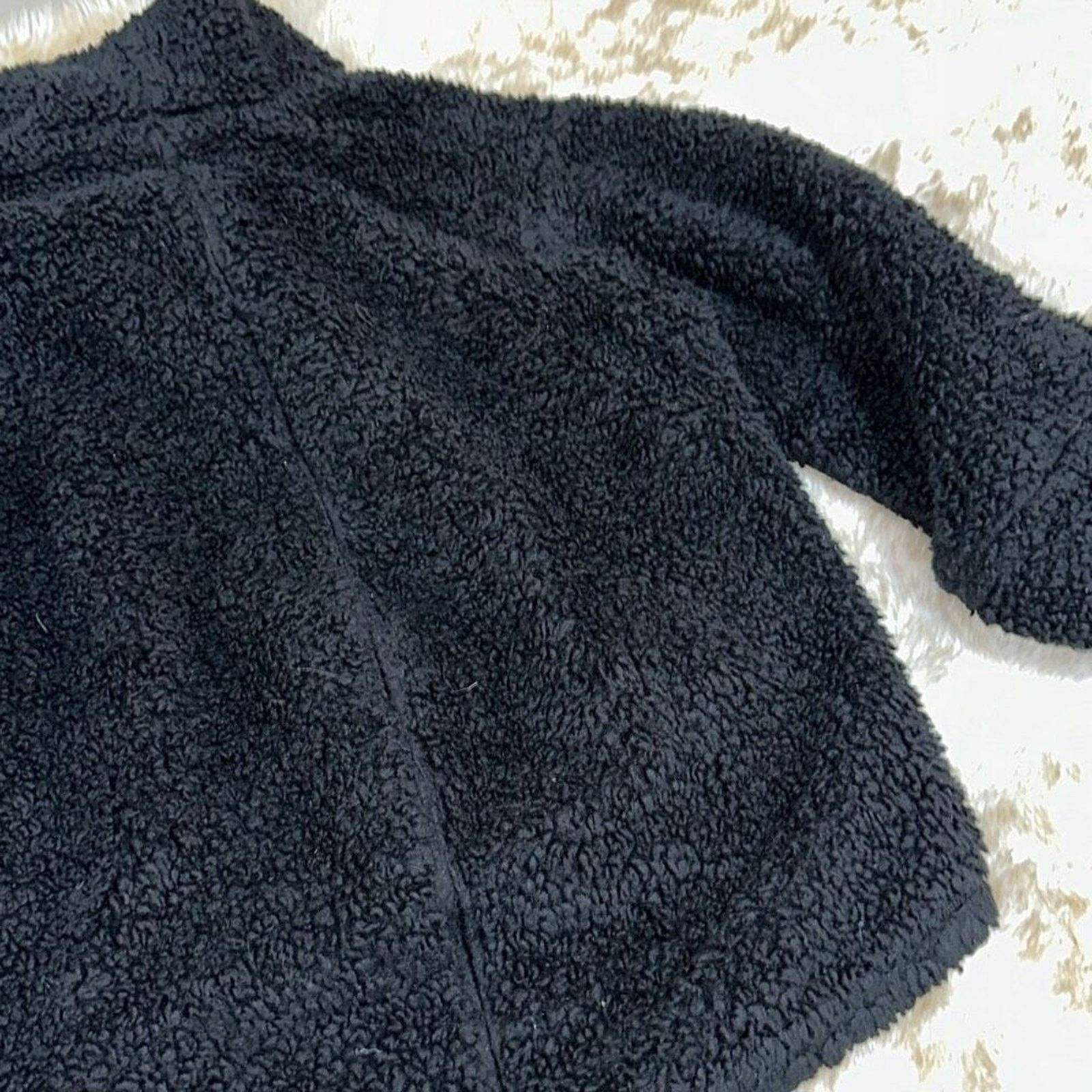 Lululemon Lululemon black teddy cropped sweater/sweatshirt | Sz XS Size XS / US 0-2 / IT 36-38 - 6 Thumbnail