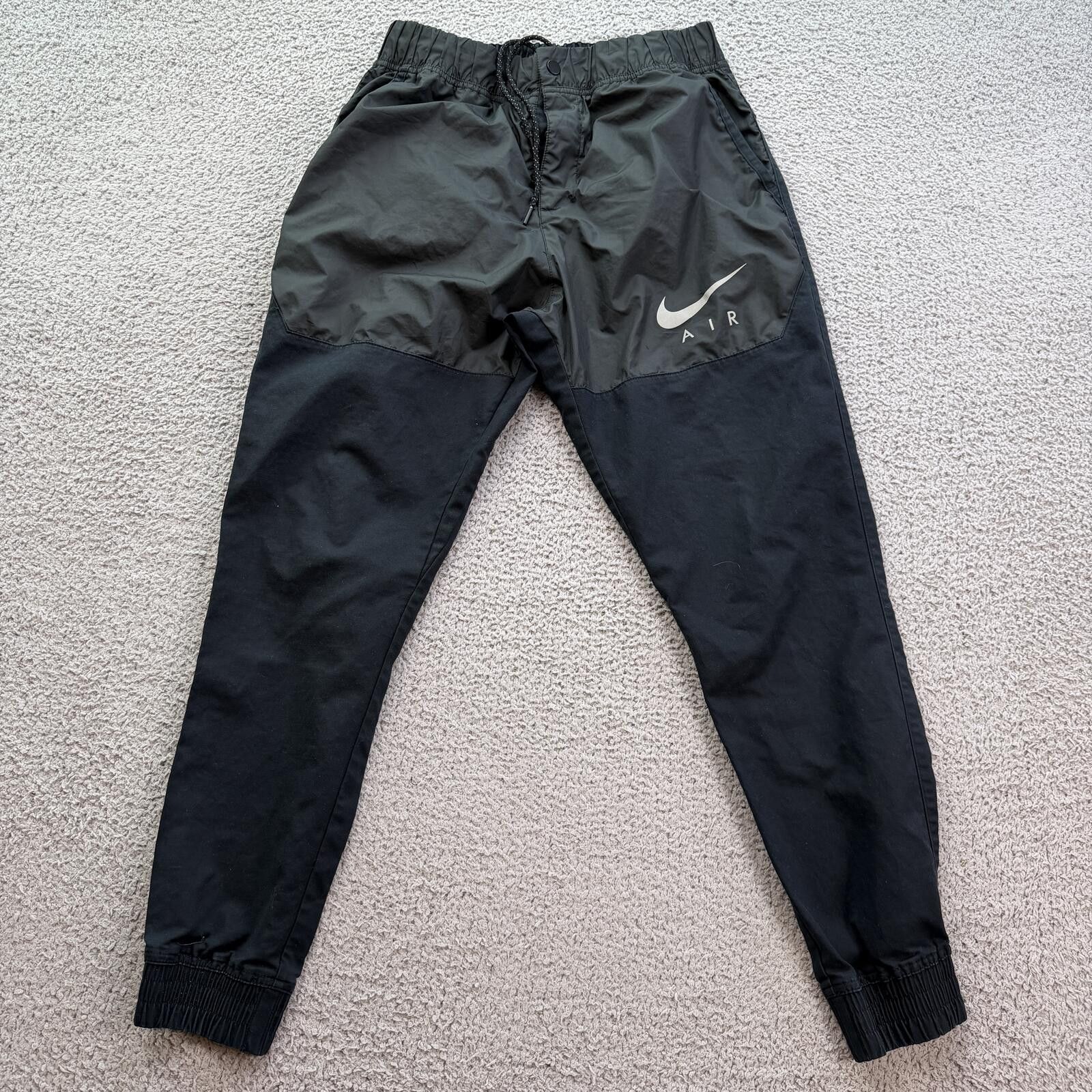 Nike Nike Air Jogger Pants Men M Black Nylon Athletic Sweatpants Size US 30 / EU 46 - 1 Thumbnail