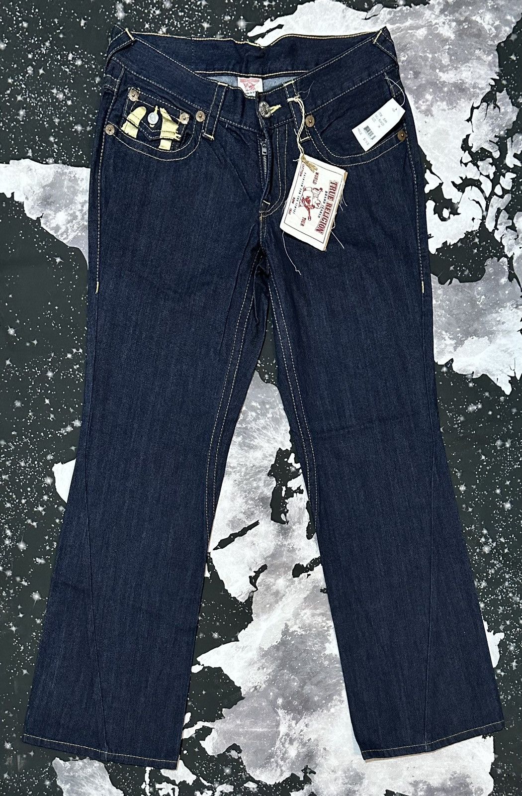 True Religion True Religion Horse Shoe Logo Flare Jeans Size US 34 / EU 50 - 3 Thumbnail