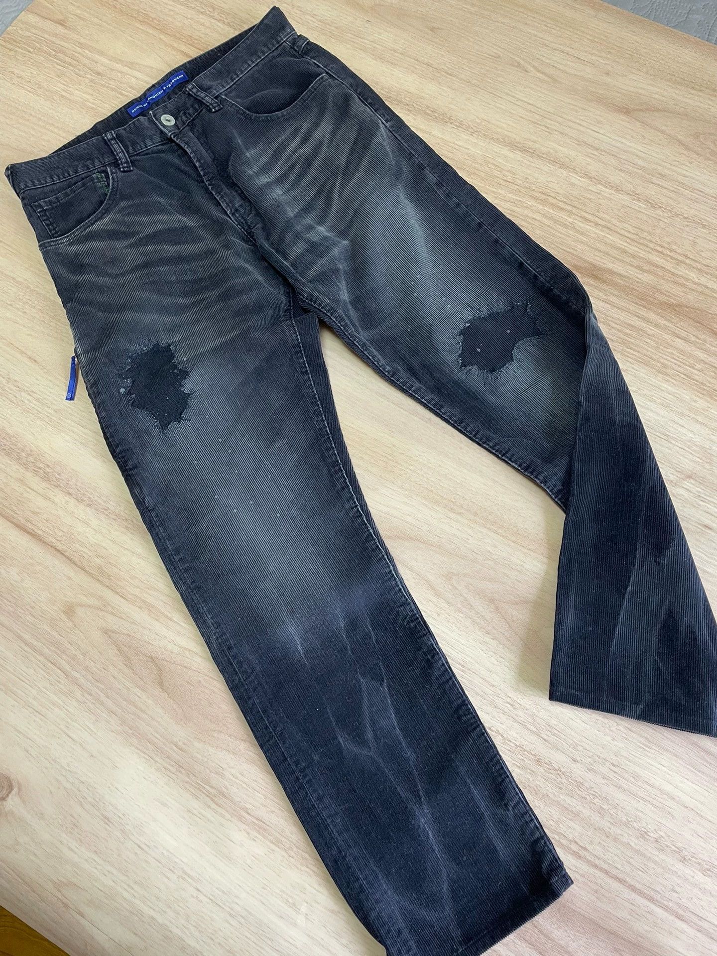 Vanquish VANQUISH FRAGMENT Denim Cord Pants Blue W28 Washed Size US 28 / EU 44 - 5 Thumbnail