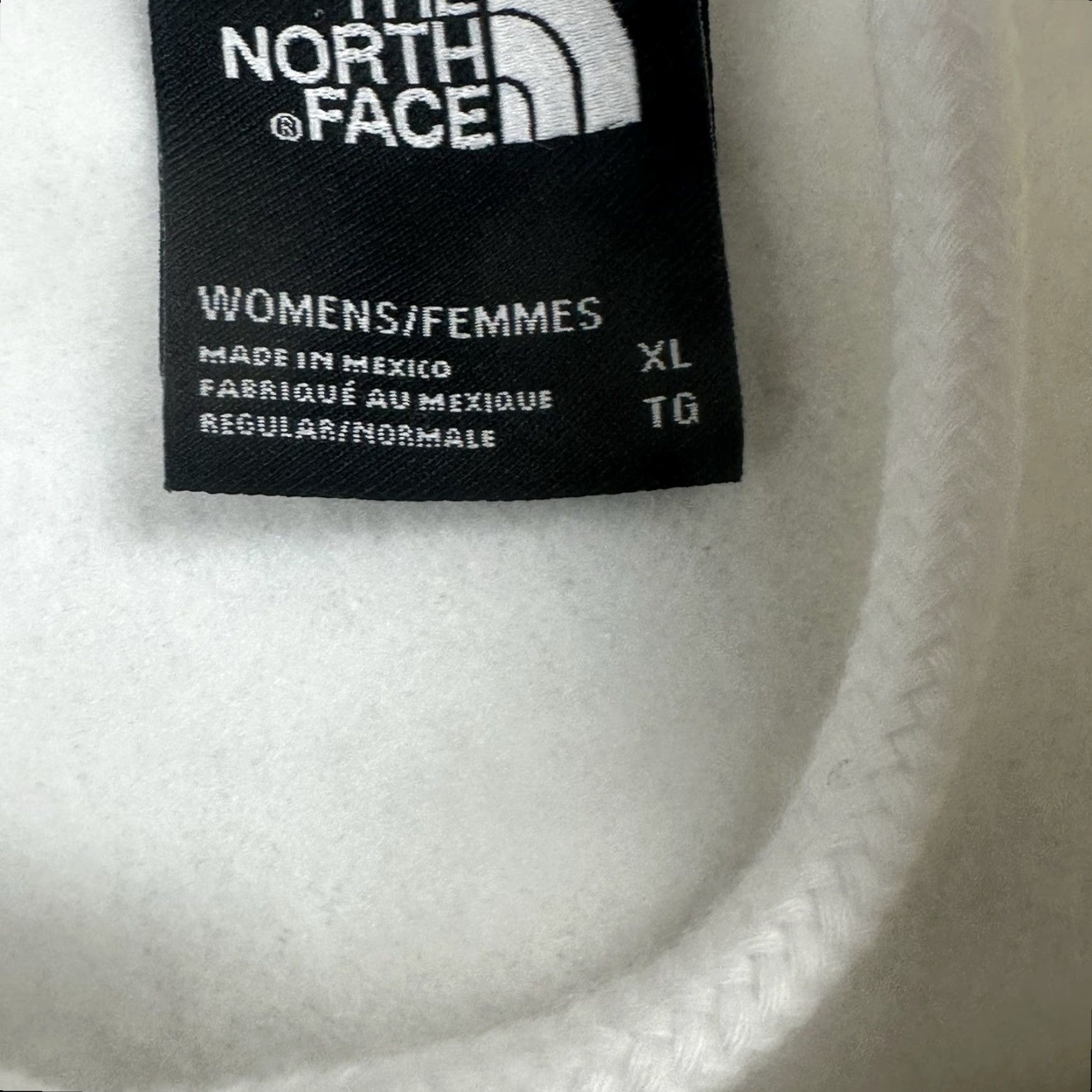 The North Face The North Face Hoodie Sweatshirt Womens XL White Adult Regular Hooded Pullover Fleece Logo Embroidered Pockets Size XL / US 12-14 / IT 48-50 - 4 Thumbnail