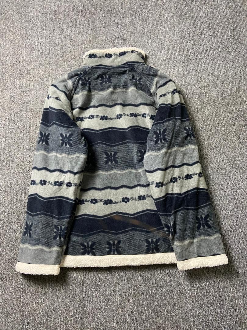 Japanese Brand Piko Hawaiian Longboard Aztec Style Fleece Jacket (190) Size US M / EU 48-50 / 2 - 2 Thumbnail