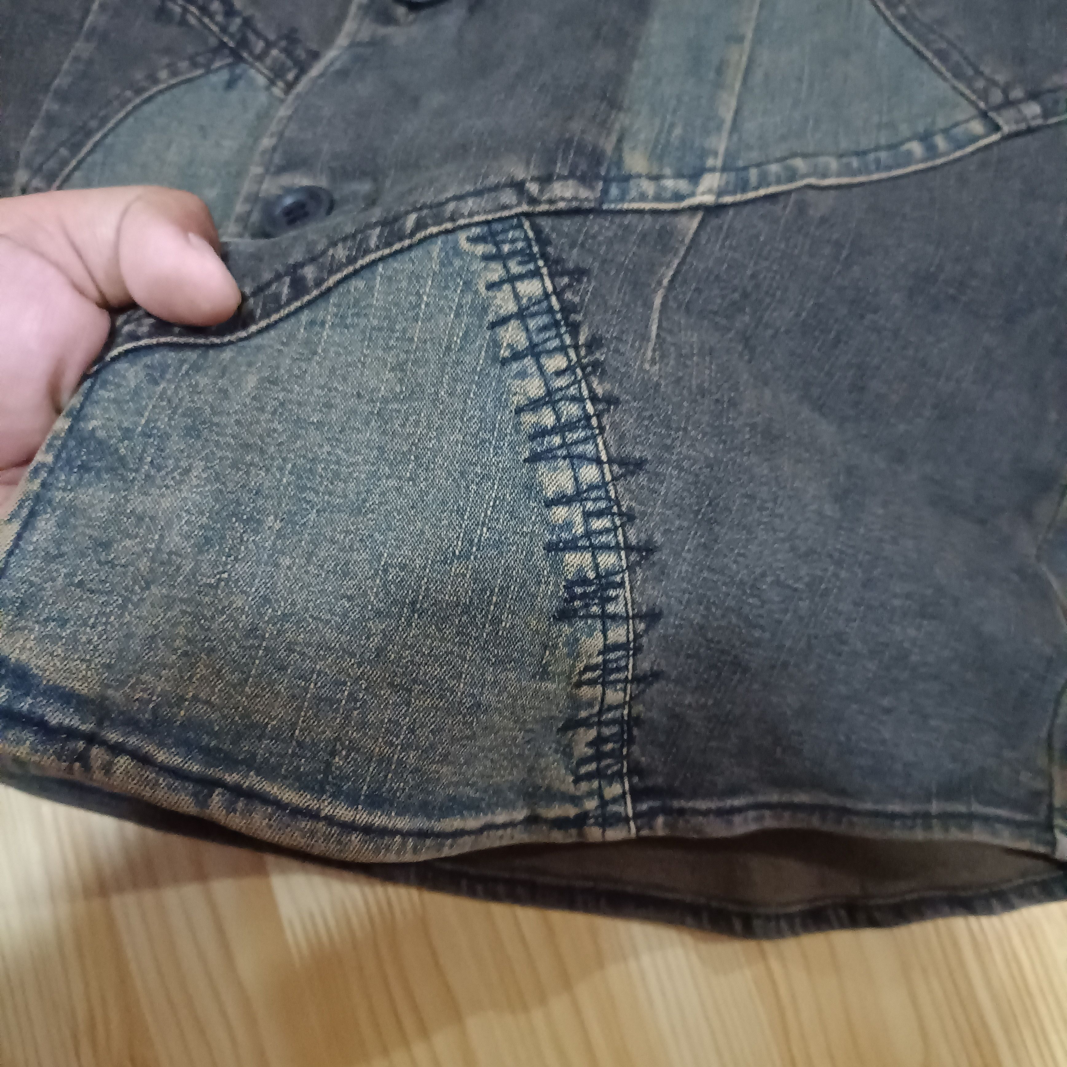 Tornado Mart Tornado Mart Top Stitchingg Denim Button Size US M / EU 48-50 / 2 - 6 Thumbnail