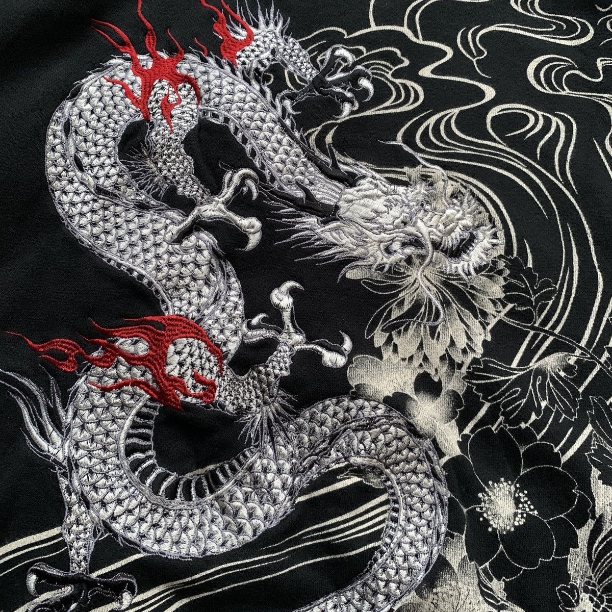 Karakuri Tamashii Karakuri Tamashii Sukajan Devil Dragon Embroidery Zip Hoodie Size US M / EU 48-50 / 2 - 14 Thumbnail