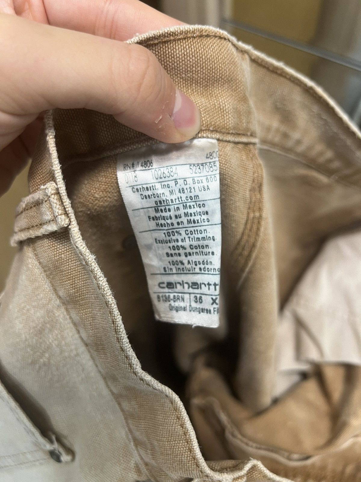 Carhartt Thrashed Distressed Carhartt Double Knee Size US 36 / EU 52 - 14 Thumbnail