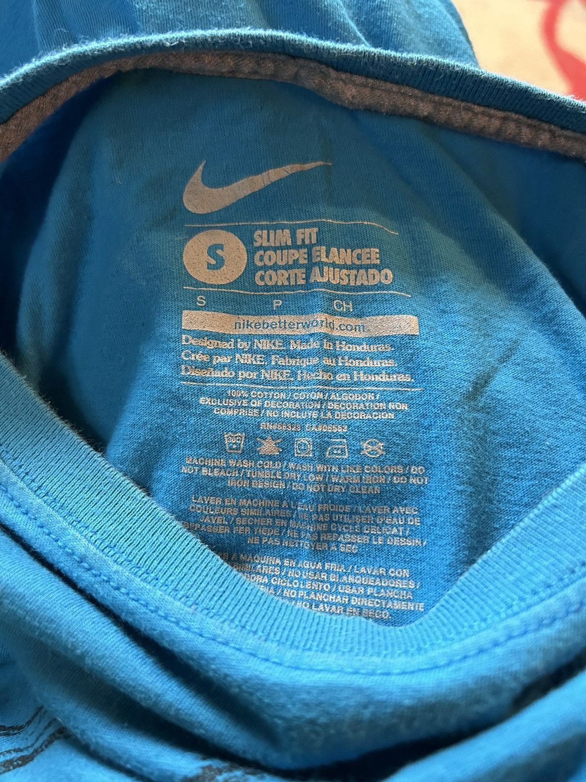 Nike Womens Nike blue slim t-shirt size S Size S / US 4 / IT 40 - 3 Thumbnail
